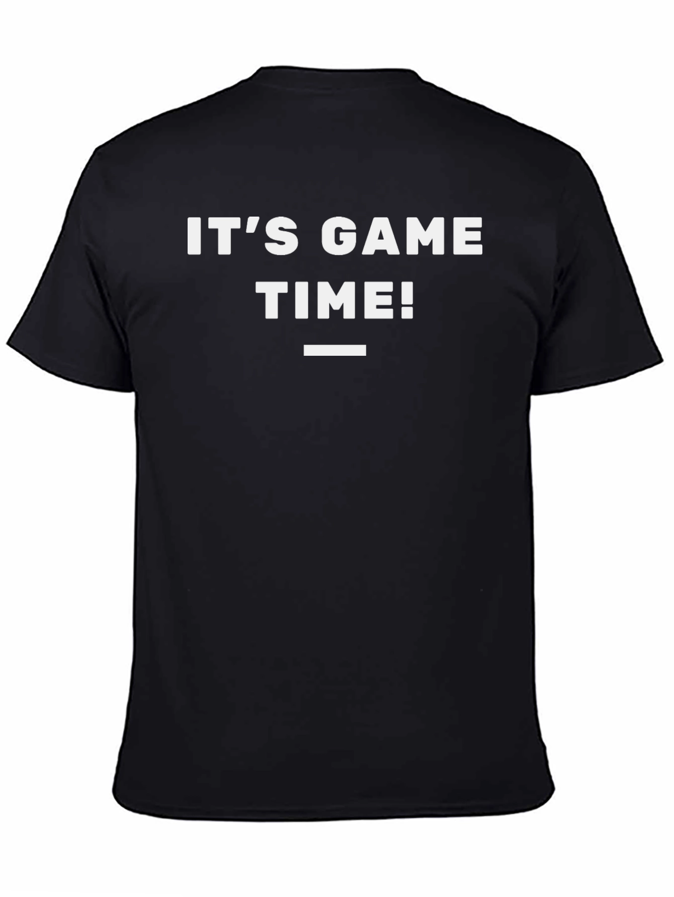 Its Game Time! Graphic T-Shirt - Black
