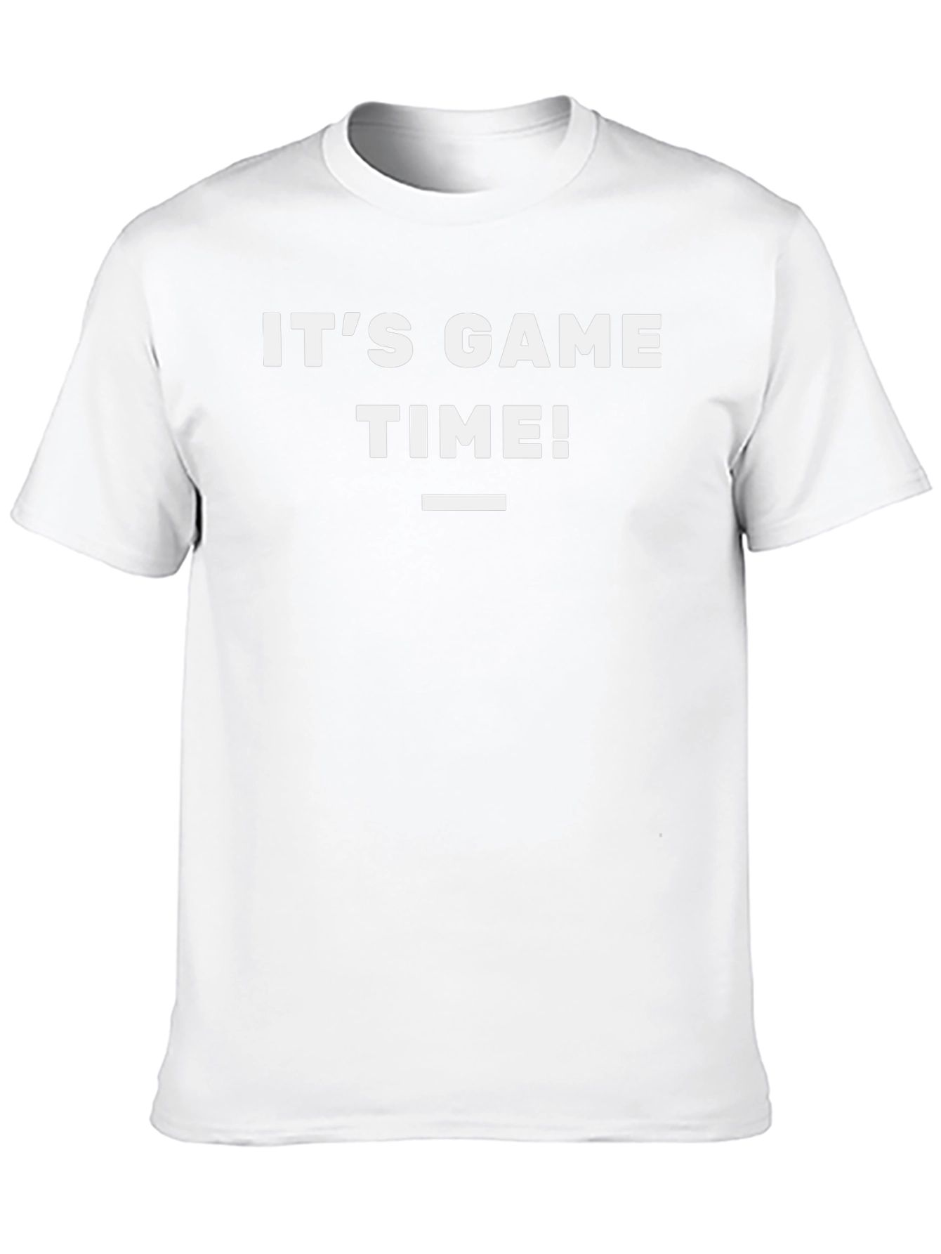 Its Game Time! Graphic T-Shirt - Black