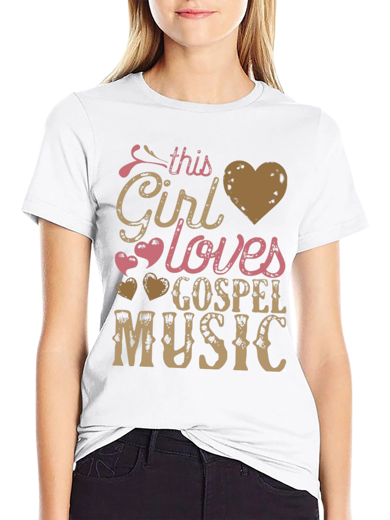 This Girl Loves Gospel Music T-Shirt