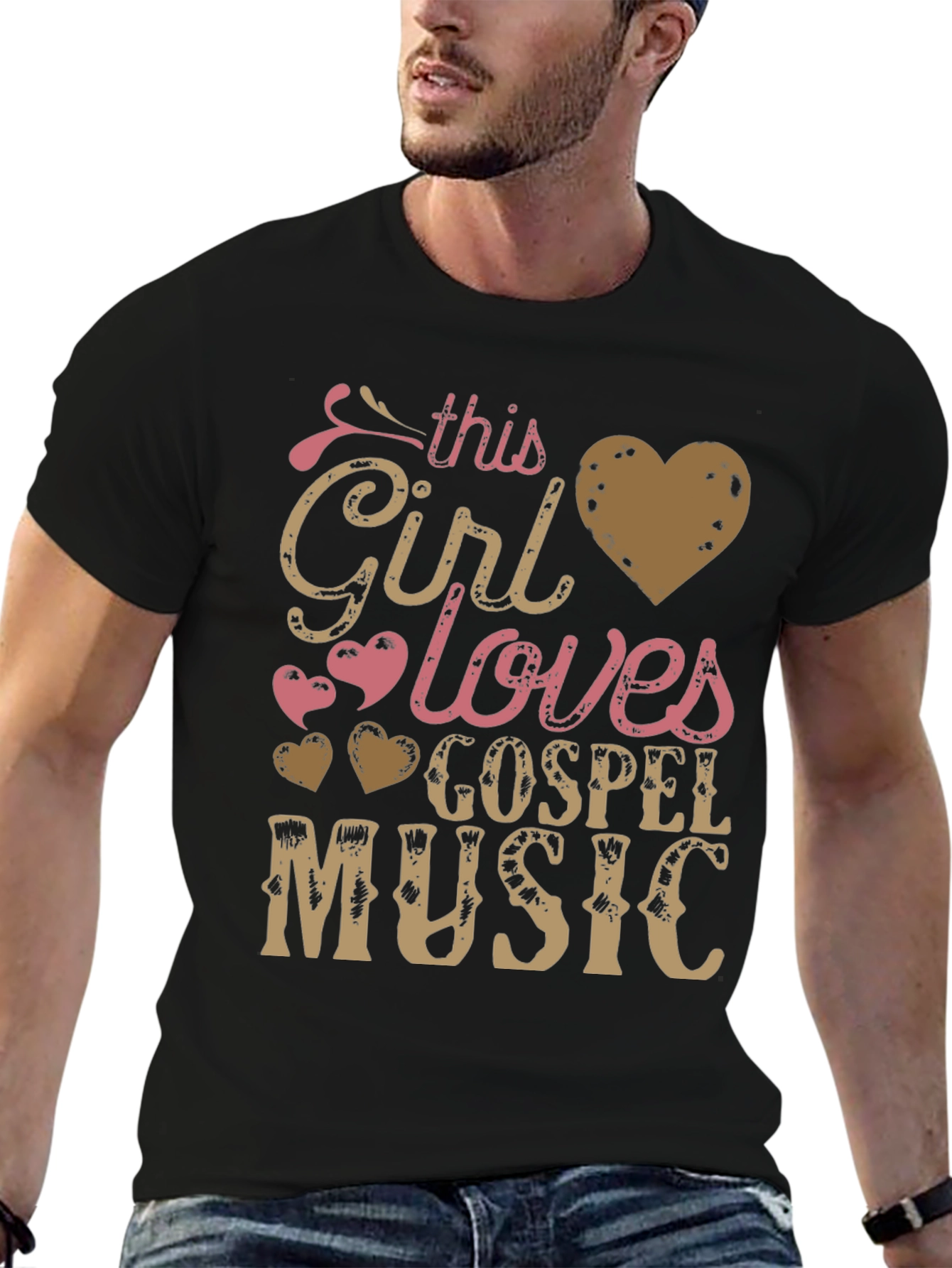 This Girl Loves Gospel Music T-Shirt