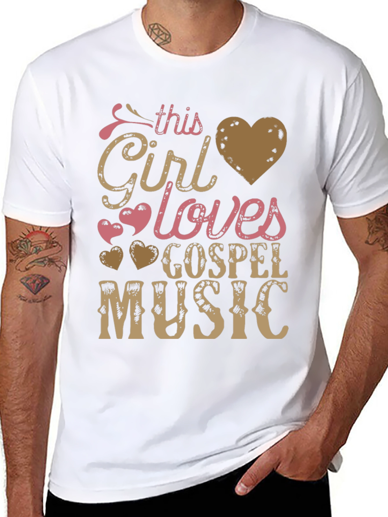 This Girl Loves Gospel Music T-Shirt
