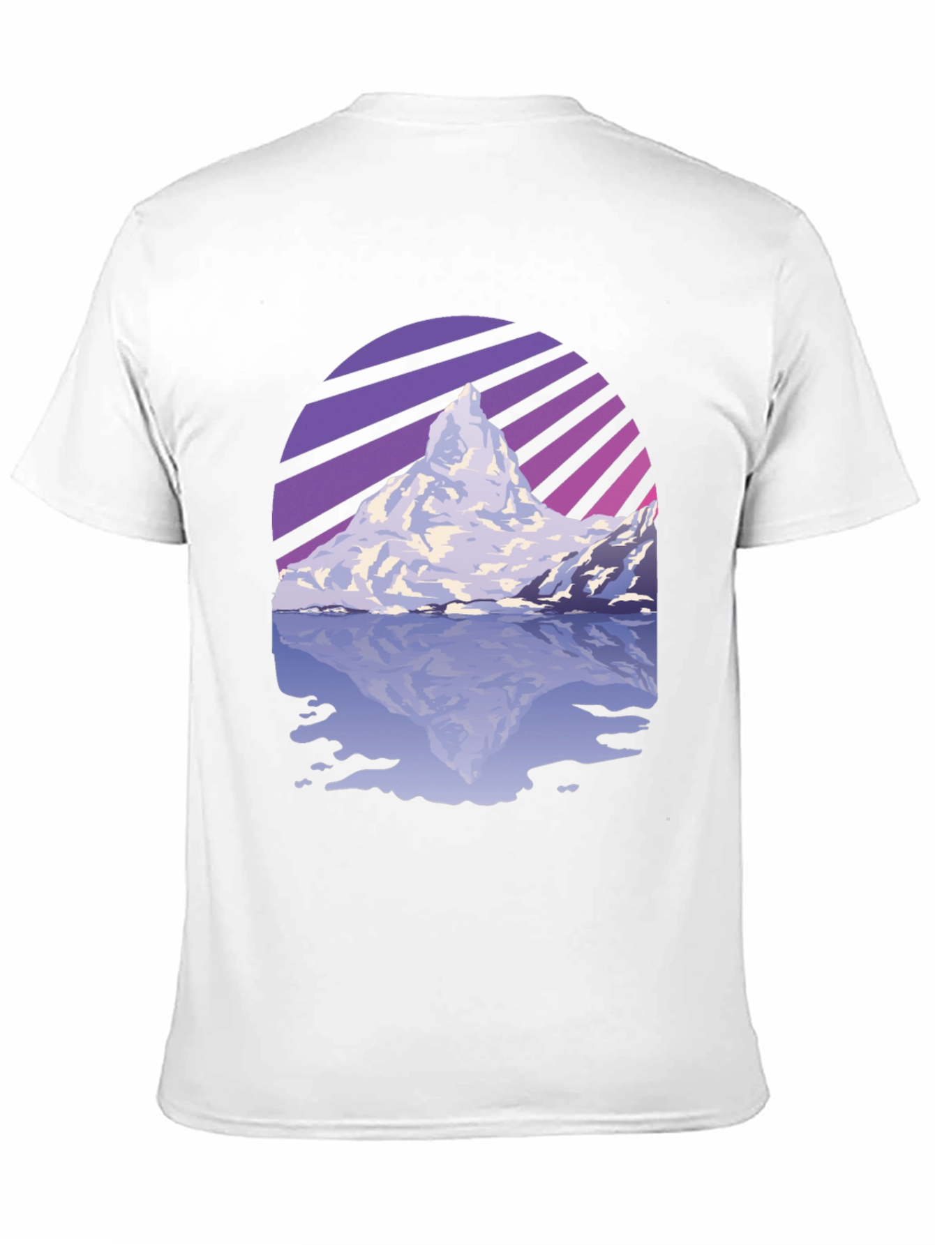 Mountain Peak Reflection Graphic T-Shirt
