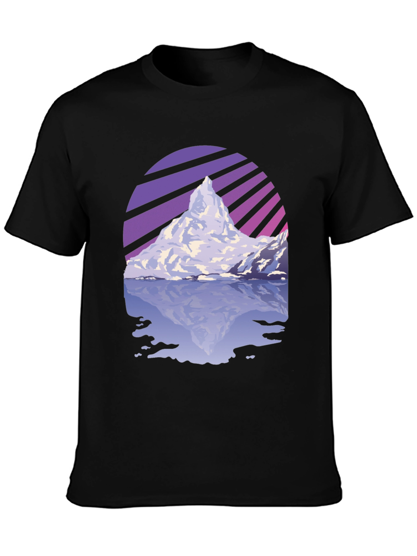 Mountain Peak Reflection Graphic T-Shirt