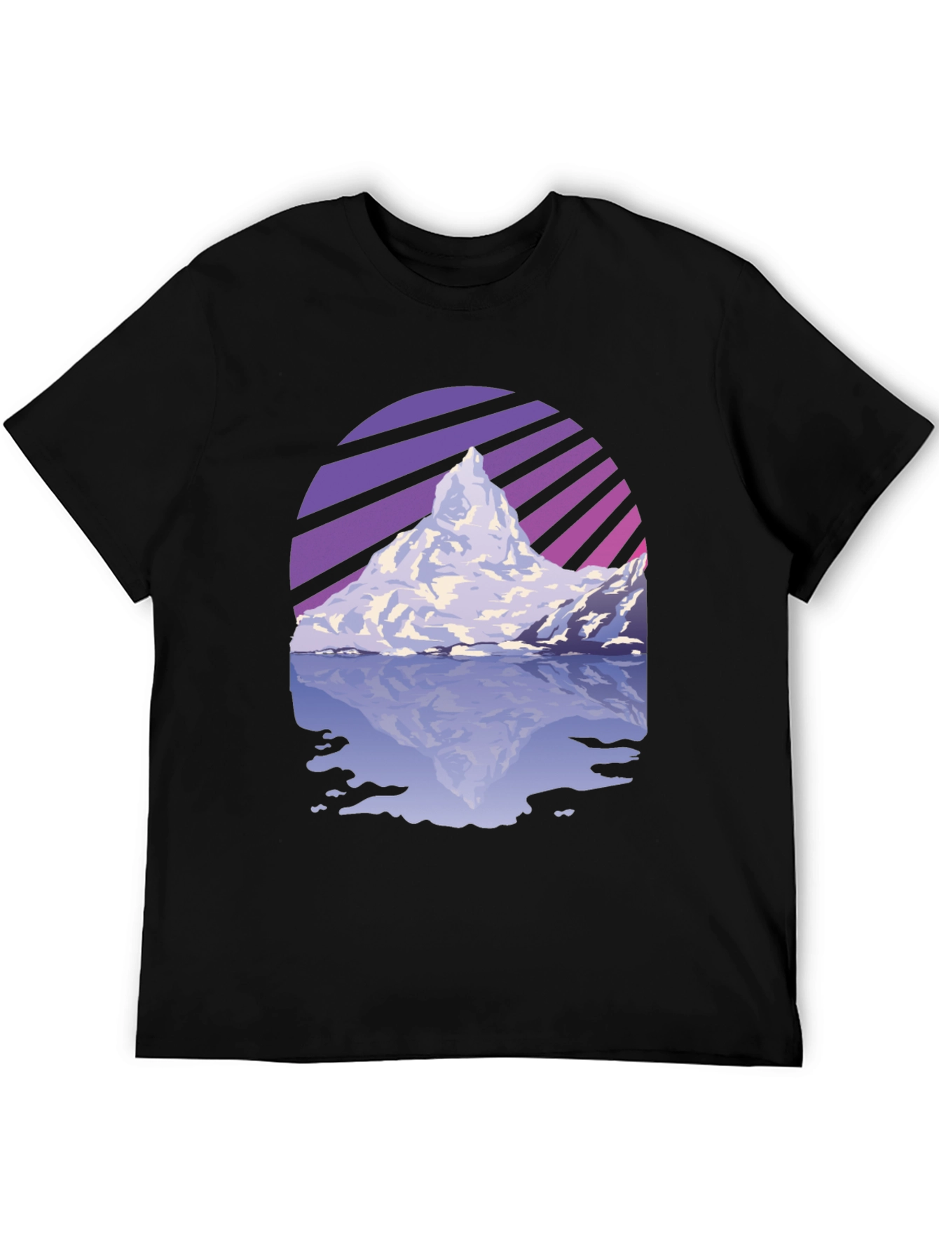 Mountain Peak Reflection Graphic T-Shirt