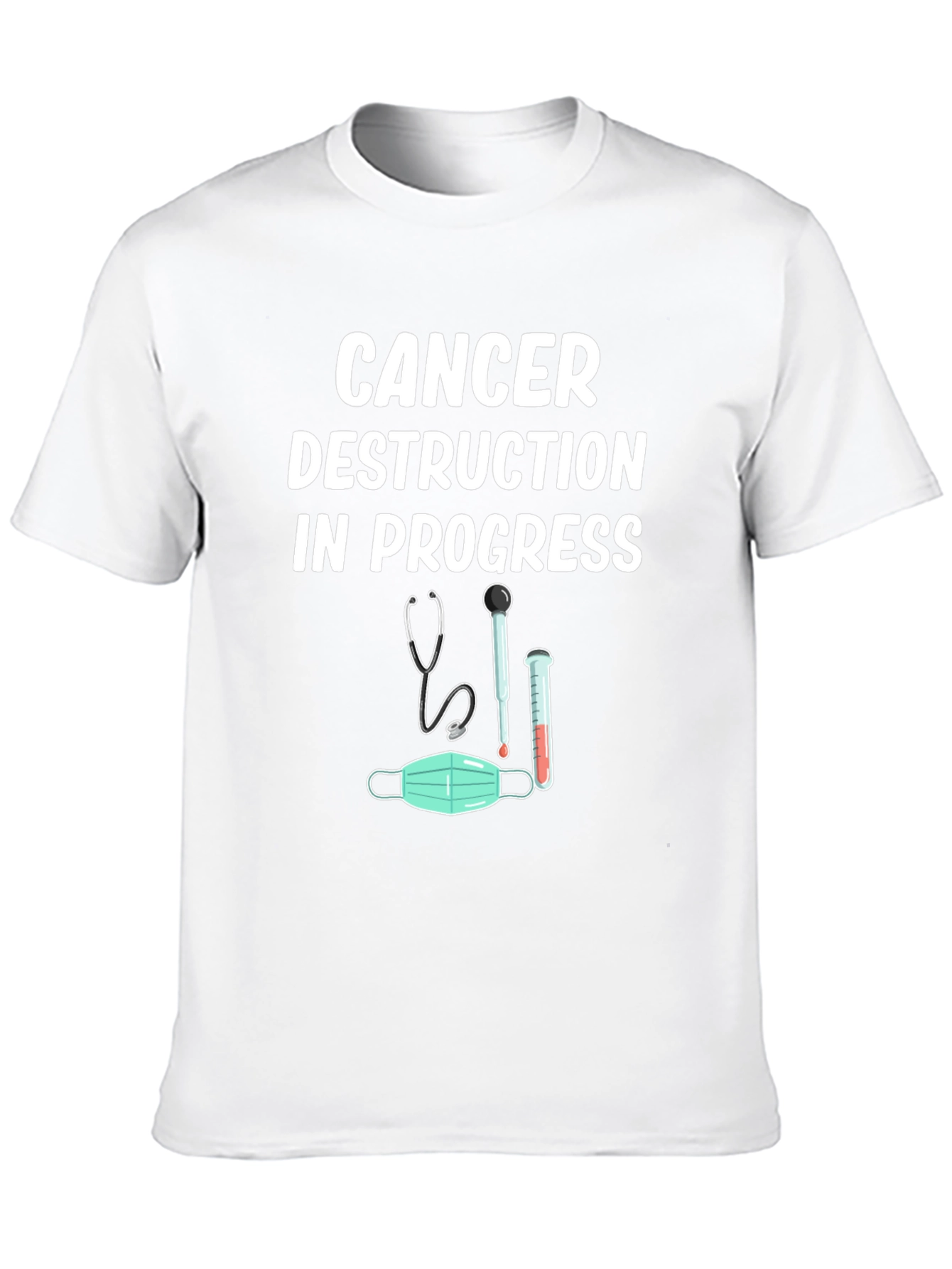 Cancer Destruction in Progress Graphic Tee