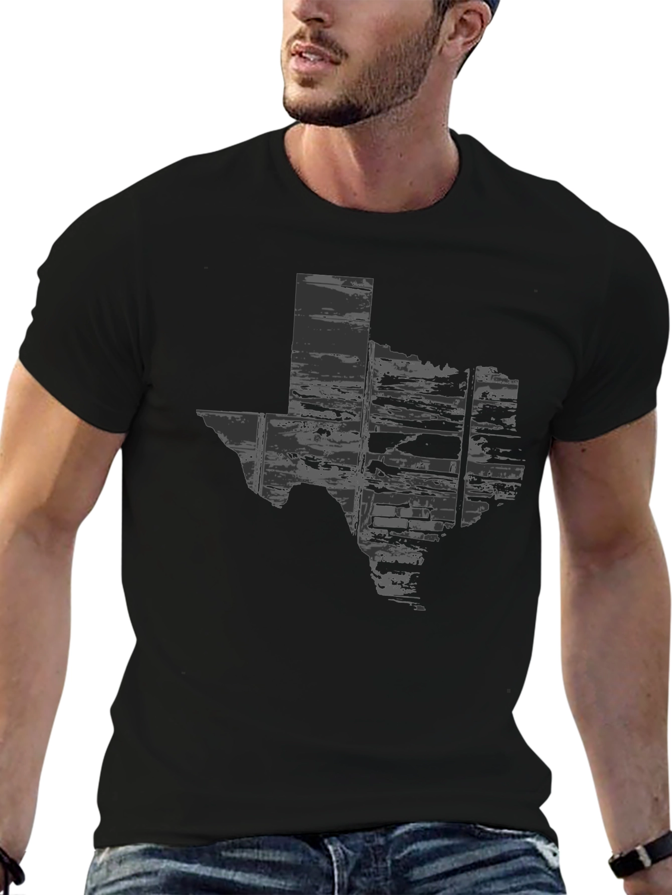 Texas Brick Graphic Tee - Unisex Black T-Shirt