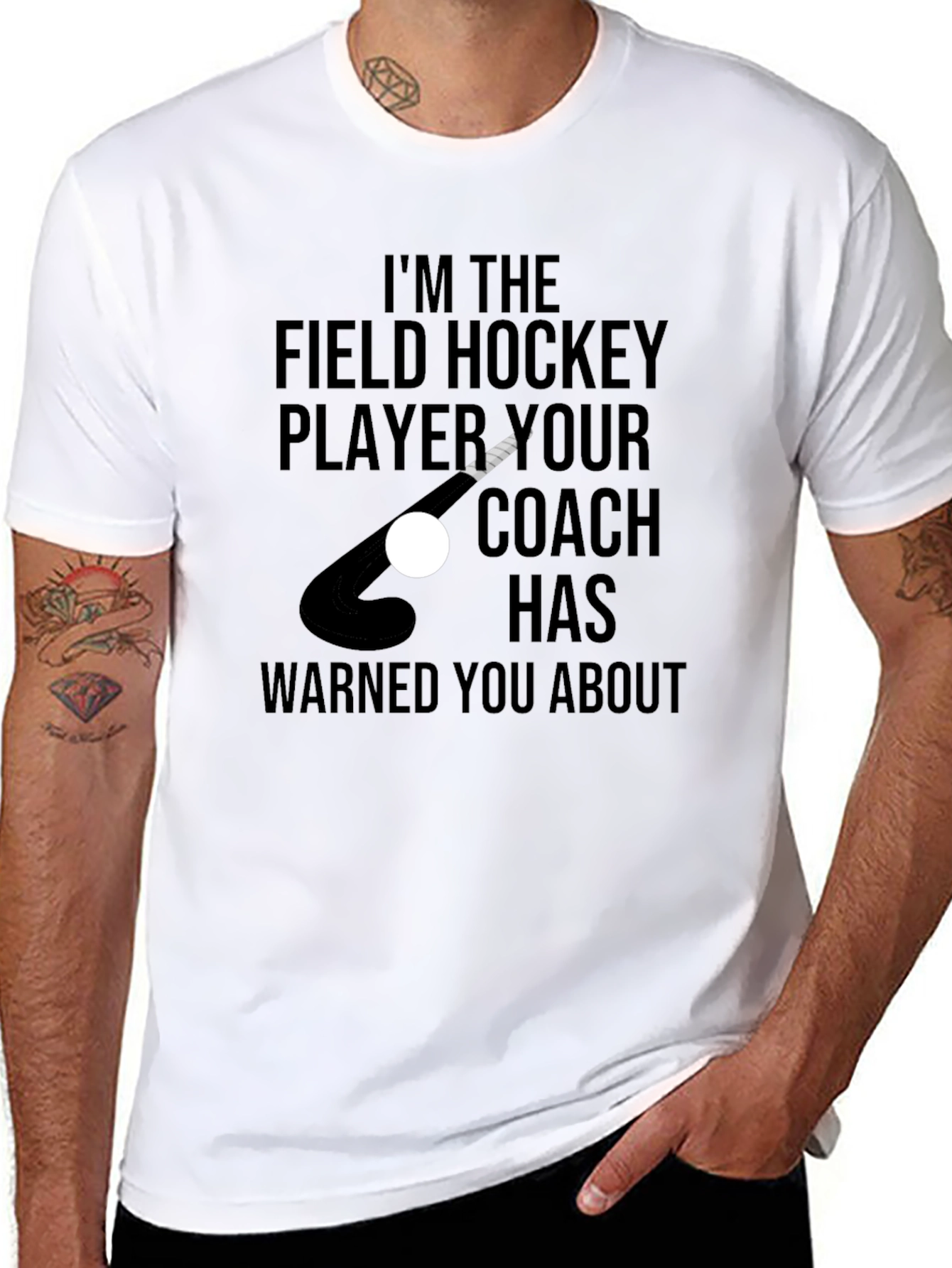 Field Hockey Player T-Shirt - Coach Warned You
