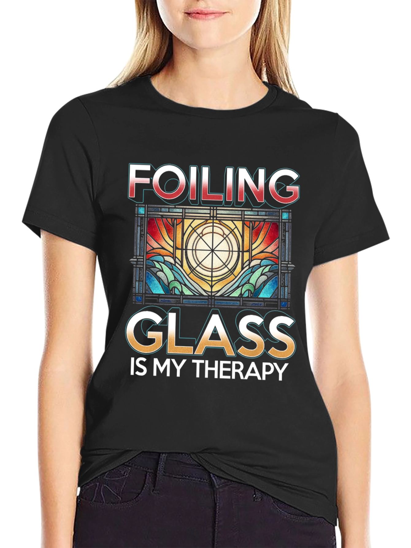 Foiling Glass Is My Therapy T-Shirt