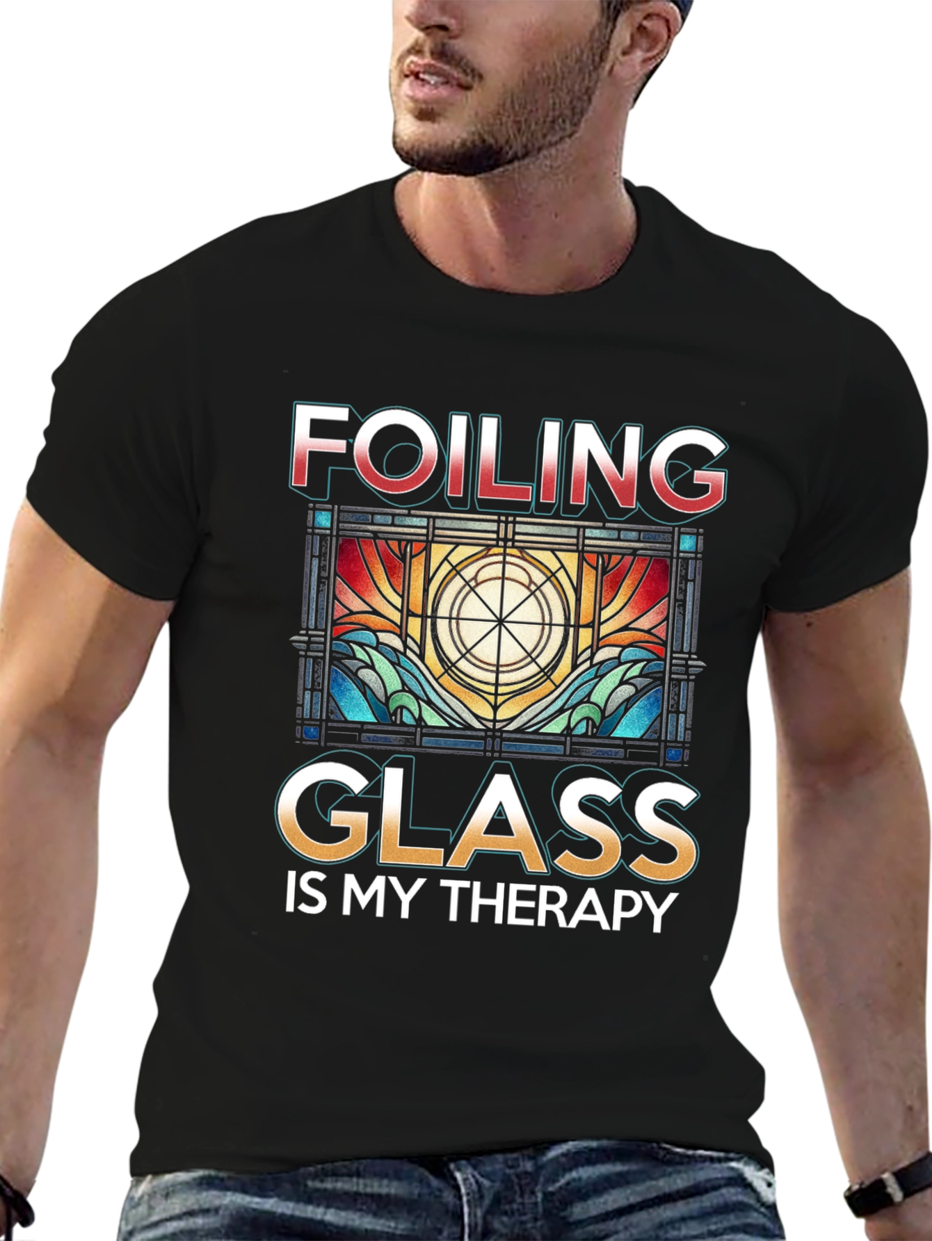 Foiling Glass Is My Therapy T-Shirt