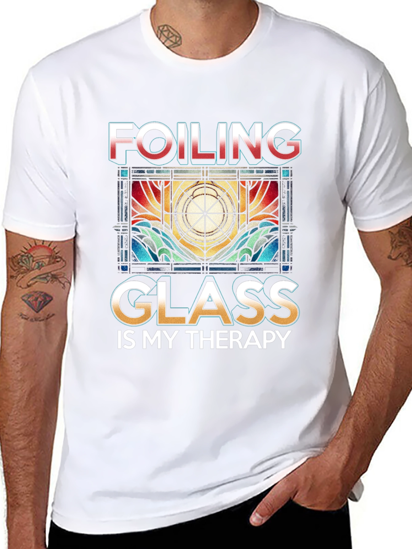 Foiling Glass Is My Therapy T-Shirt