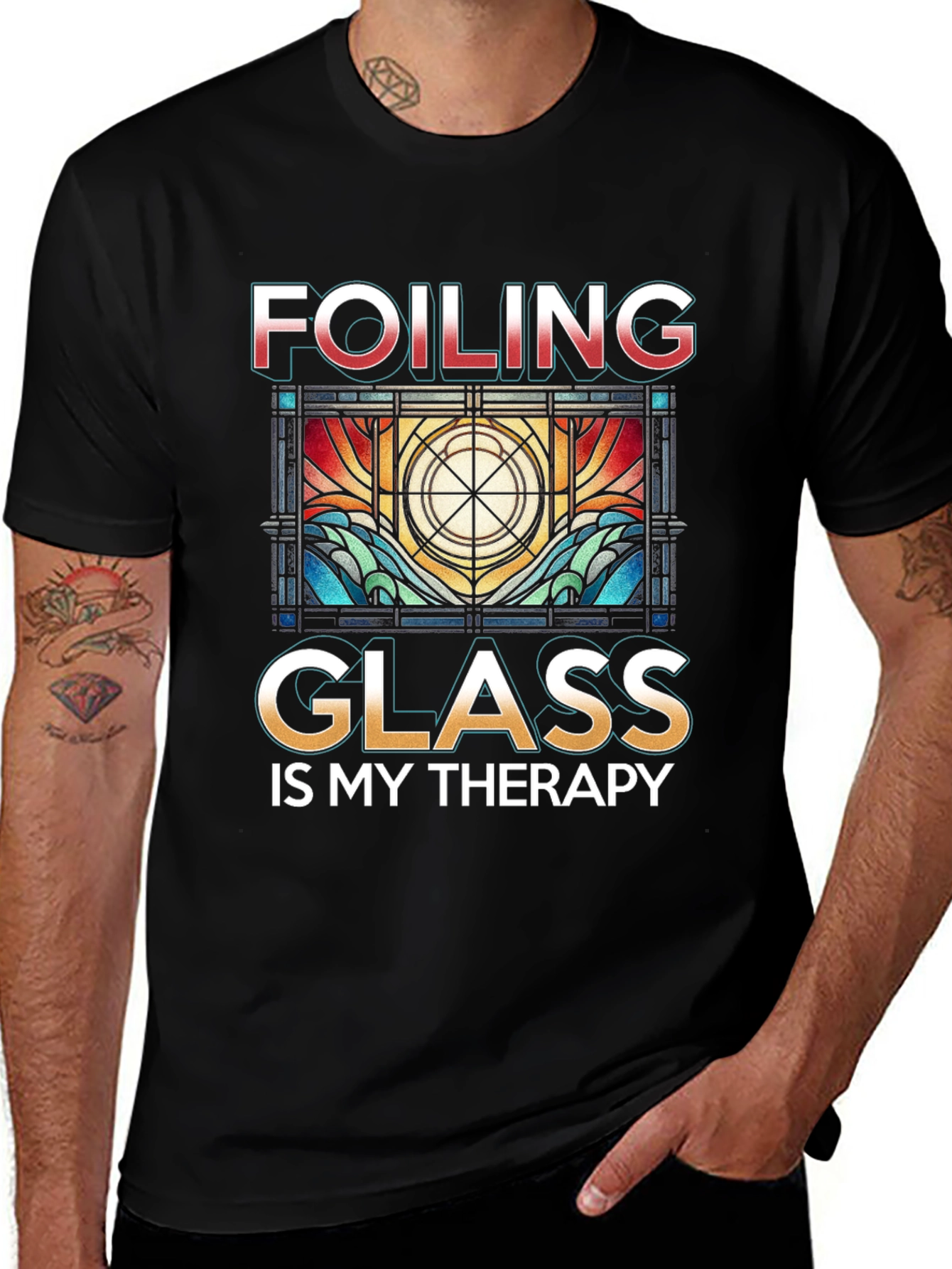 Foiling Glass Is My Therapy T-Shirt
