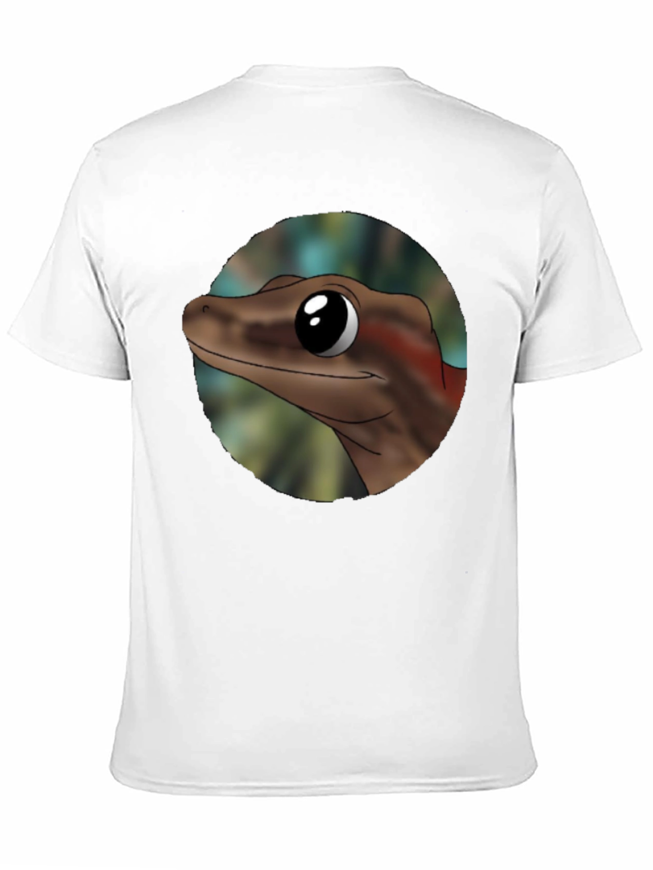Cartoon Gecko T-Shirt - Funny Reptile Tee