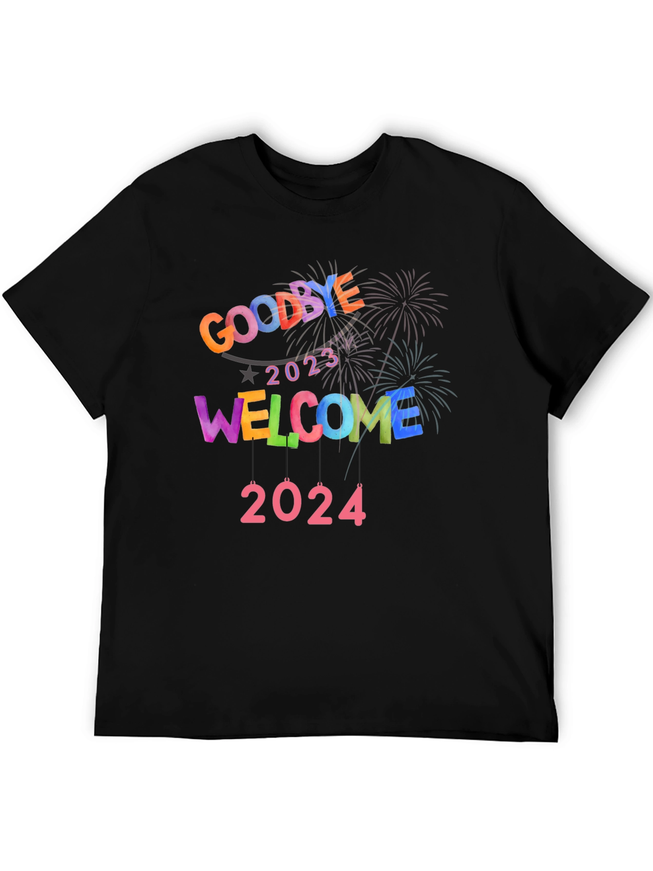 Goodbye 2023 Welcome 2024 New Year T-Shirt