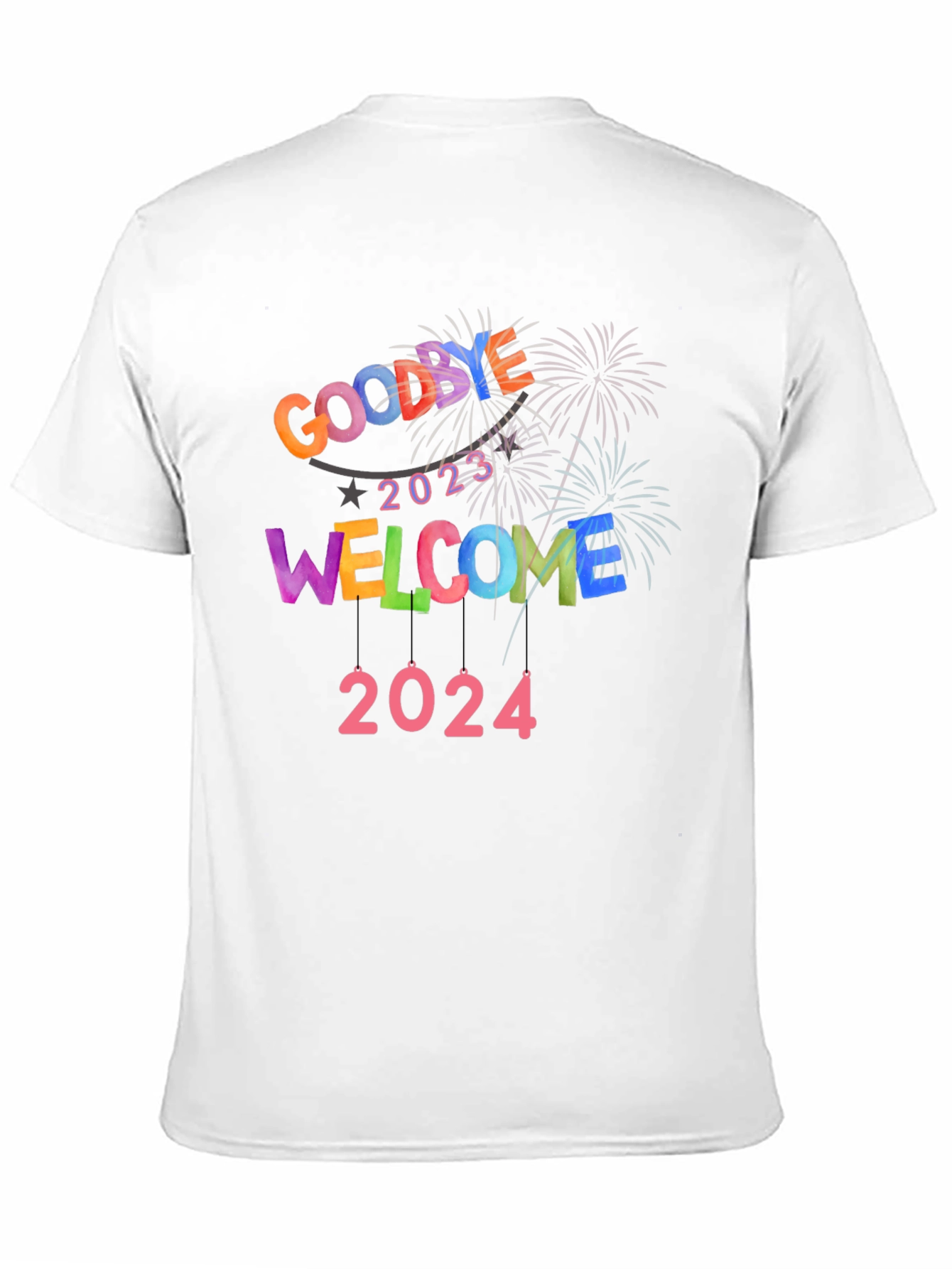 Goodbye 2023 Welcome 2024 New Year T-Shirt