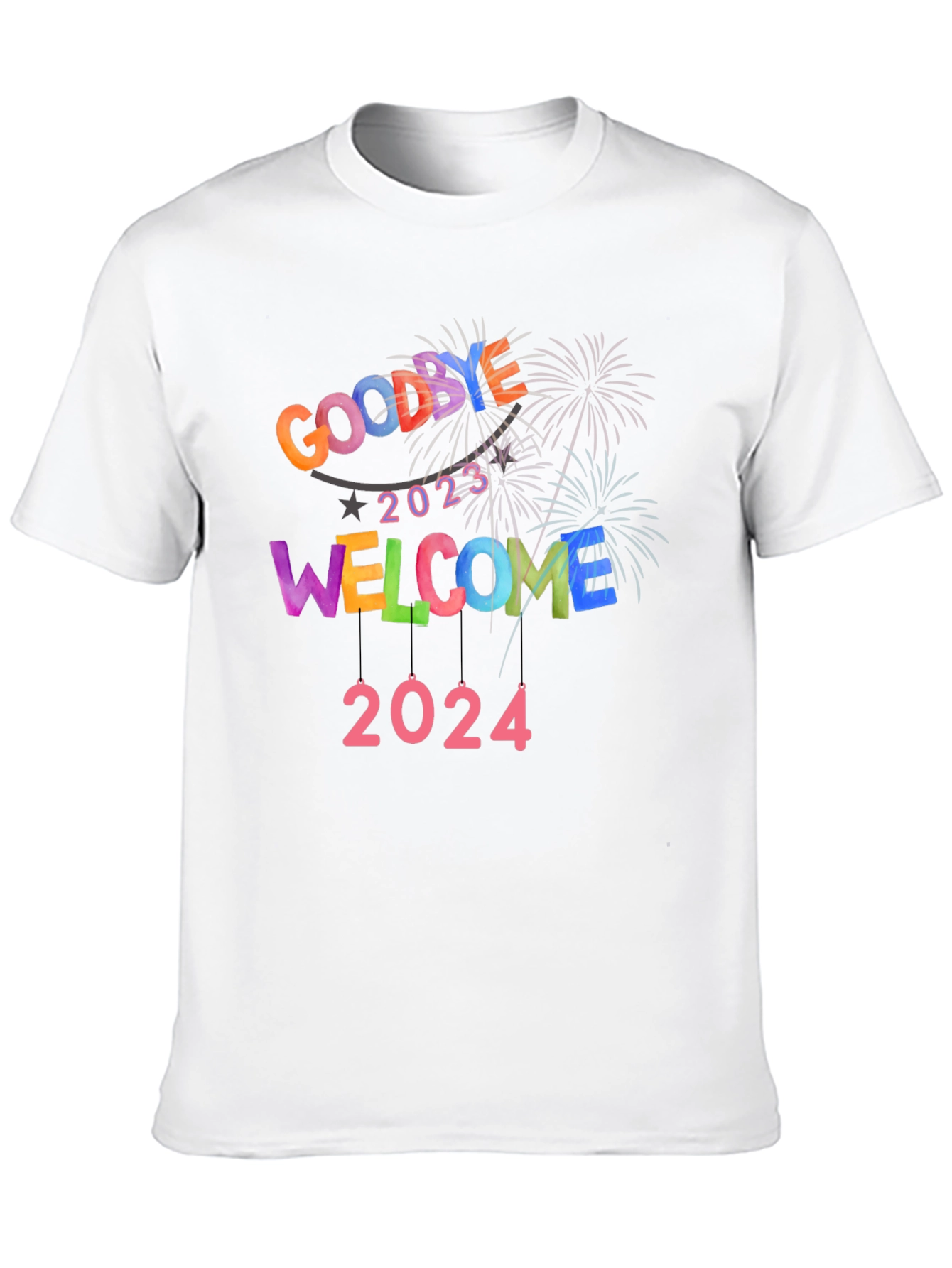 Goodbye 2023 Welcome 2024 New Year T-Shirt