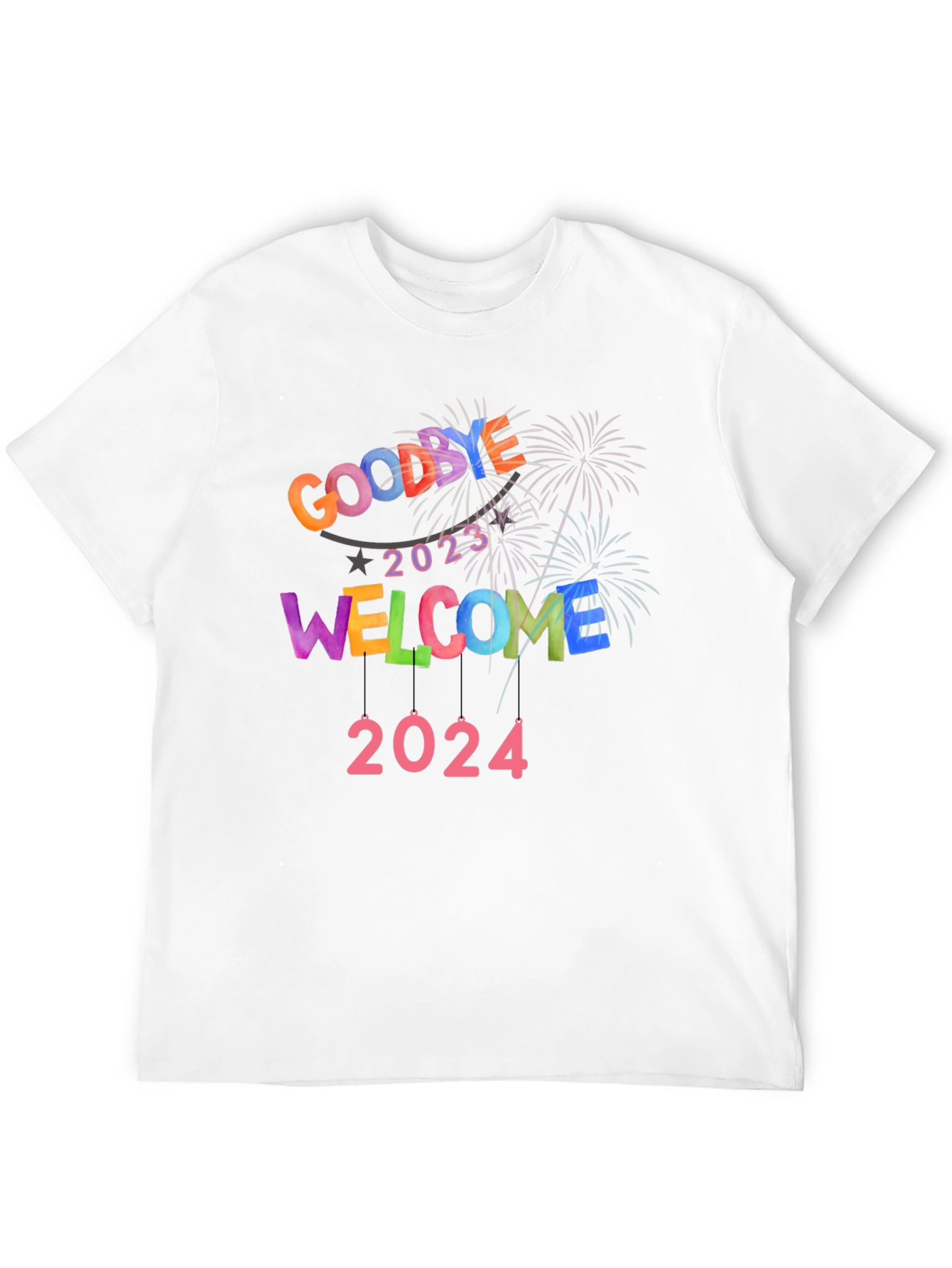 Goodbye 2023 Welcome 2024 New Year T-Shirt