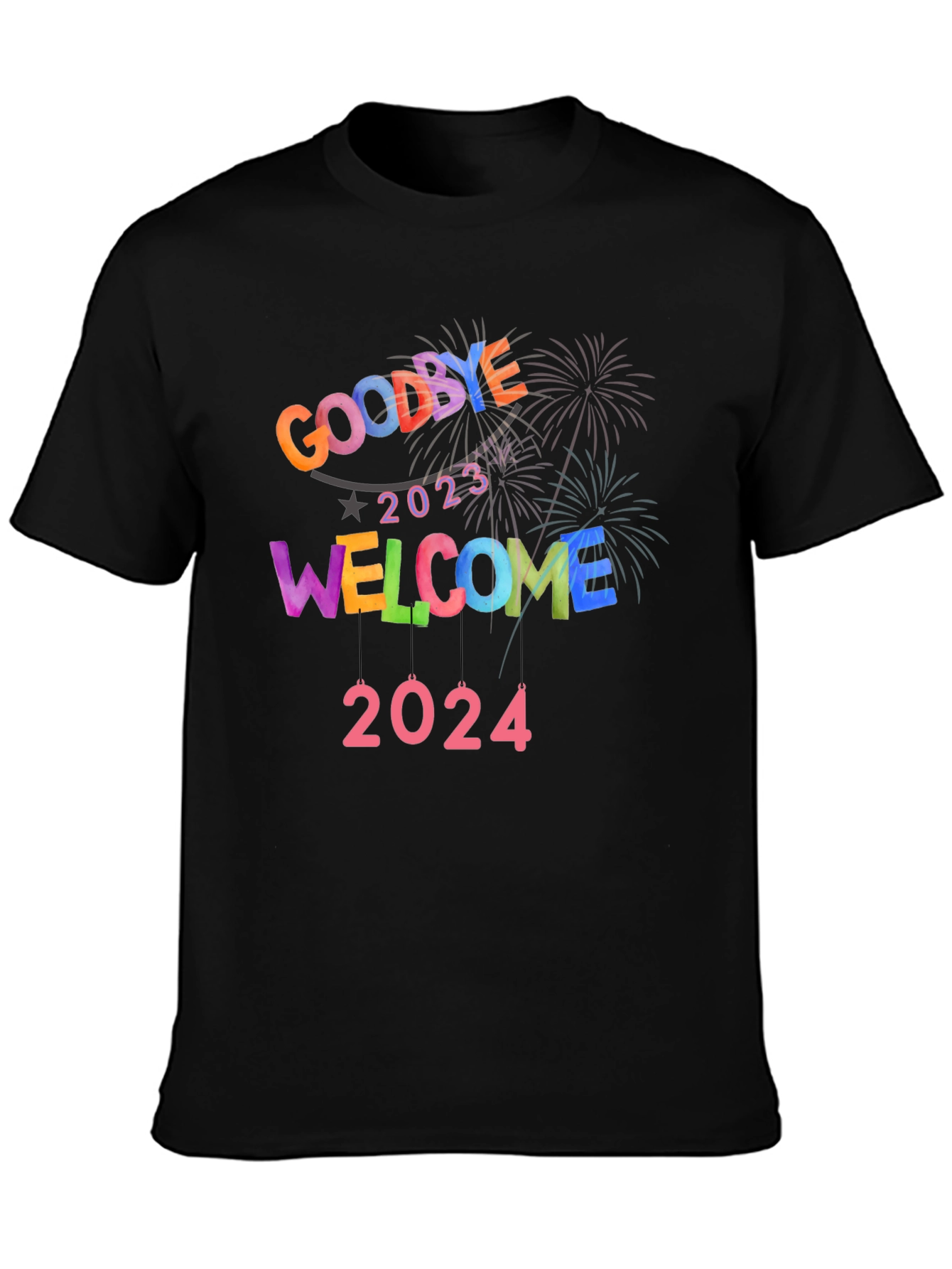 Goodbye 2023 Welcome 2024 New Year T-Shirt