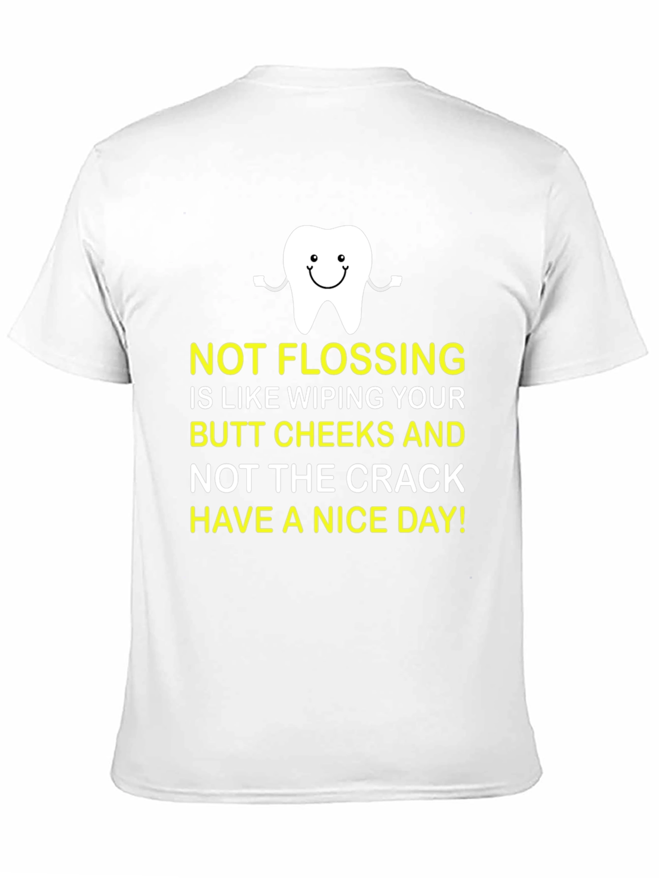 Funny Dental Flossing T-Shirt - Cheeky Humor