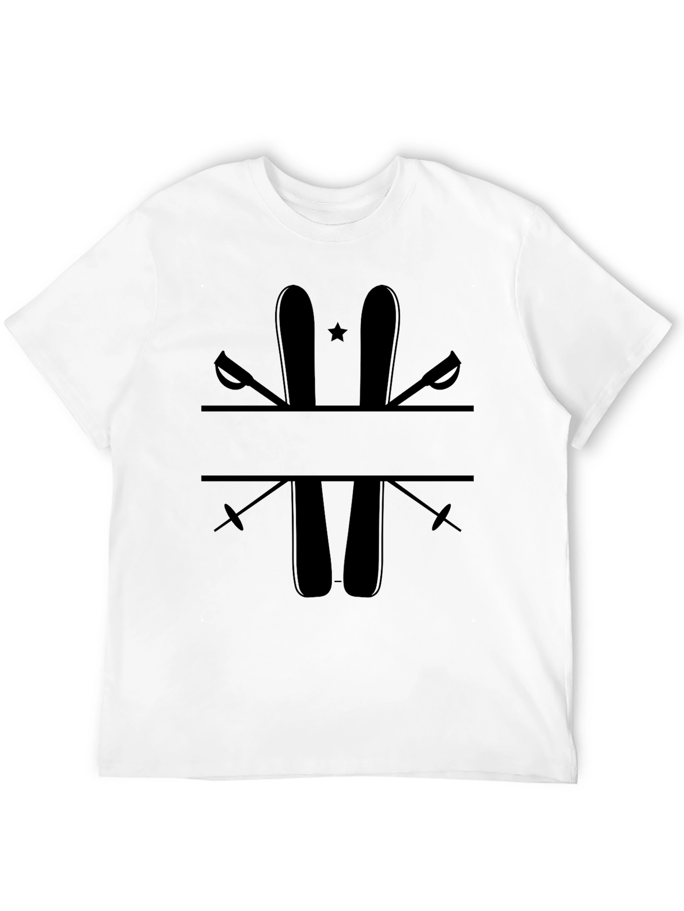 Ski & Poles Graphic Tee