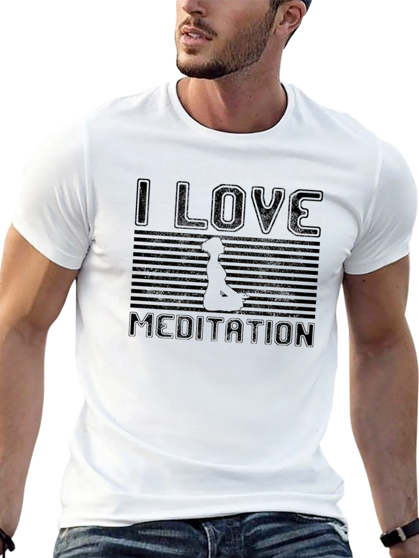 I Love Meditation T-Shirt - Relax & Breathe