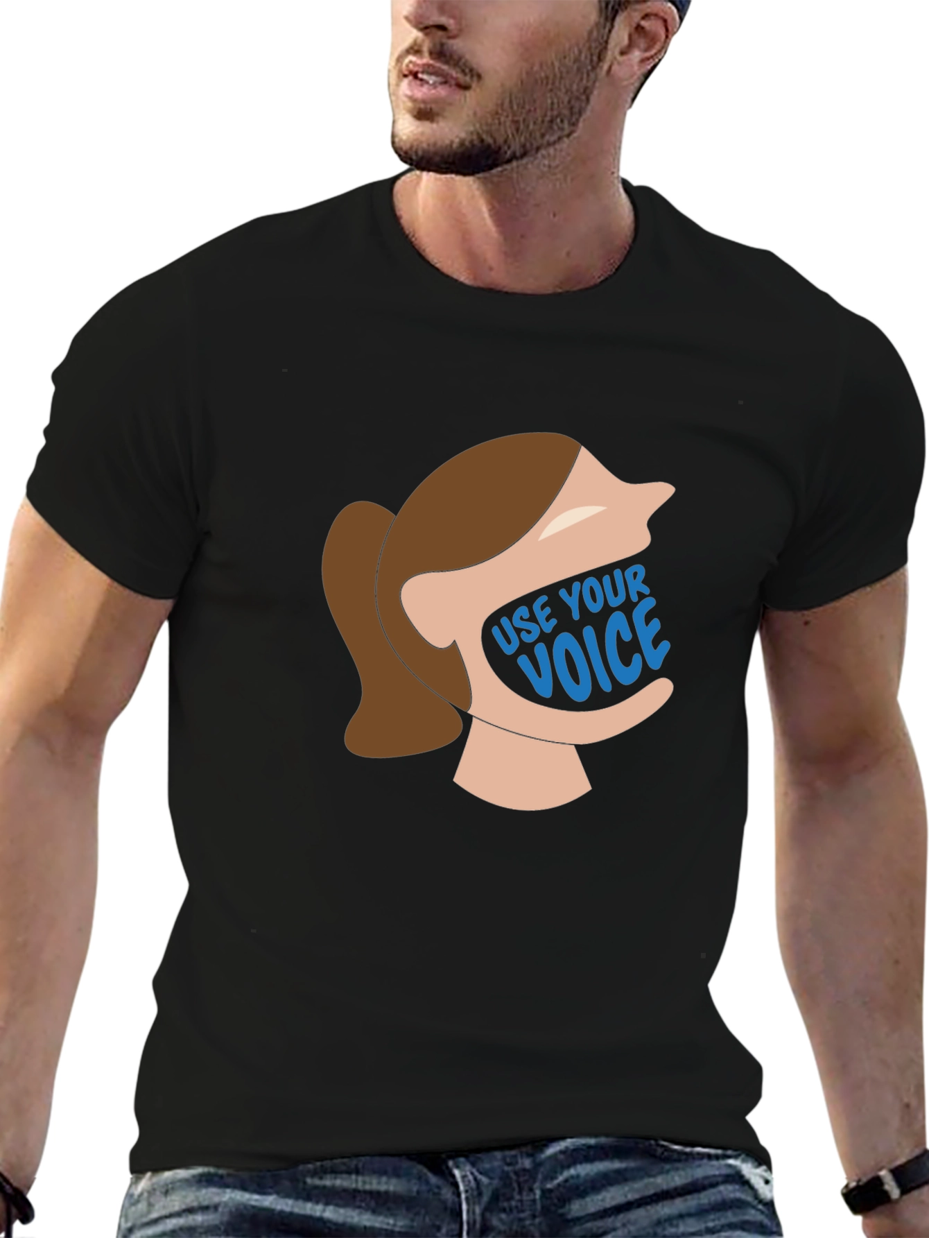 Use Your Voice Graphic Tee - Empowering Unisex T-Shirt