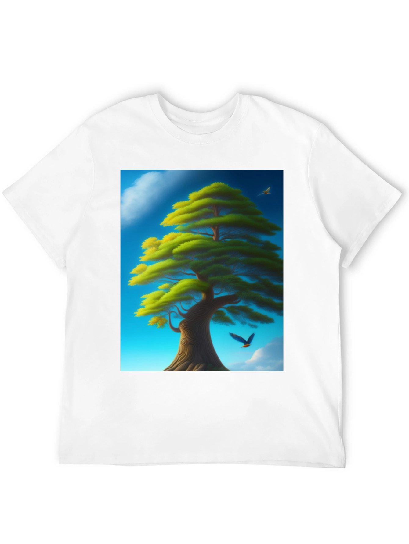 Nature Tree Graphic Tee - Artistic Style