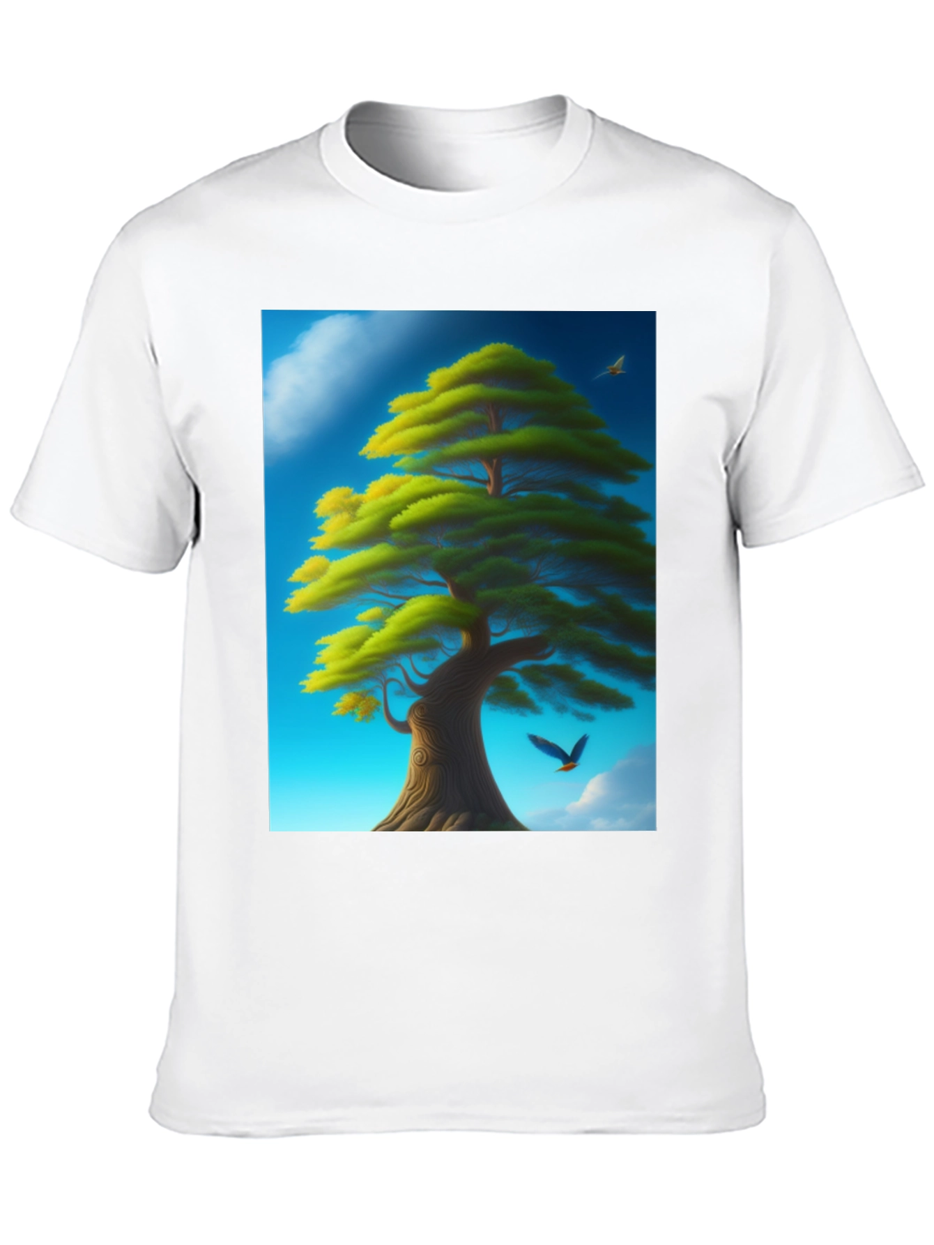 Nature Tree Graphic Tee - Artistic Style