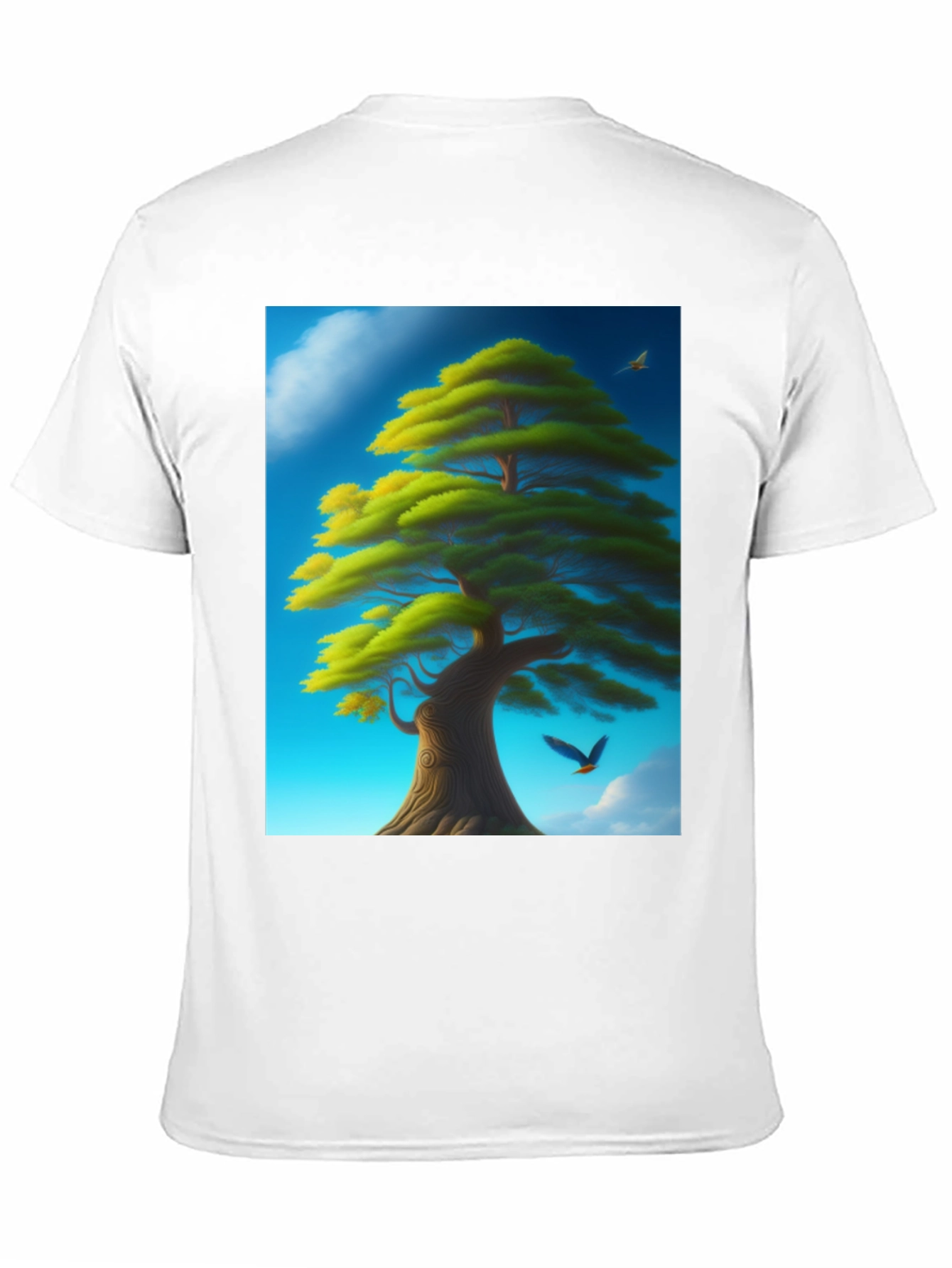 Nature Tree Graphic Tee - Artistic Style