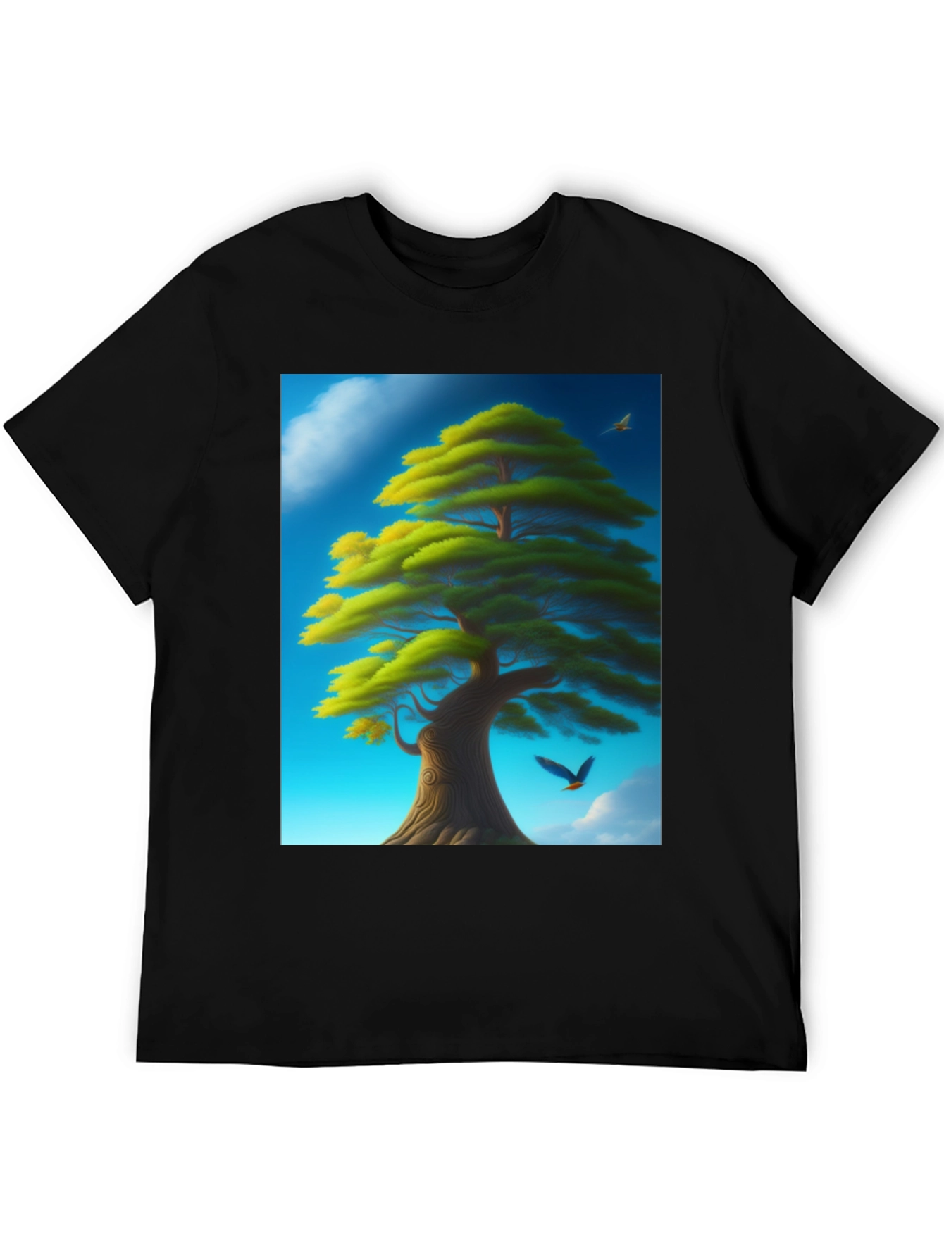 Nature Tree Graphic Tee - Artistic Style