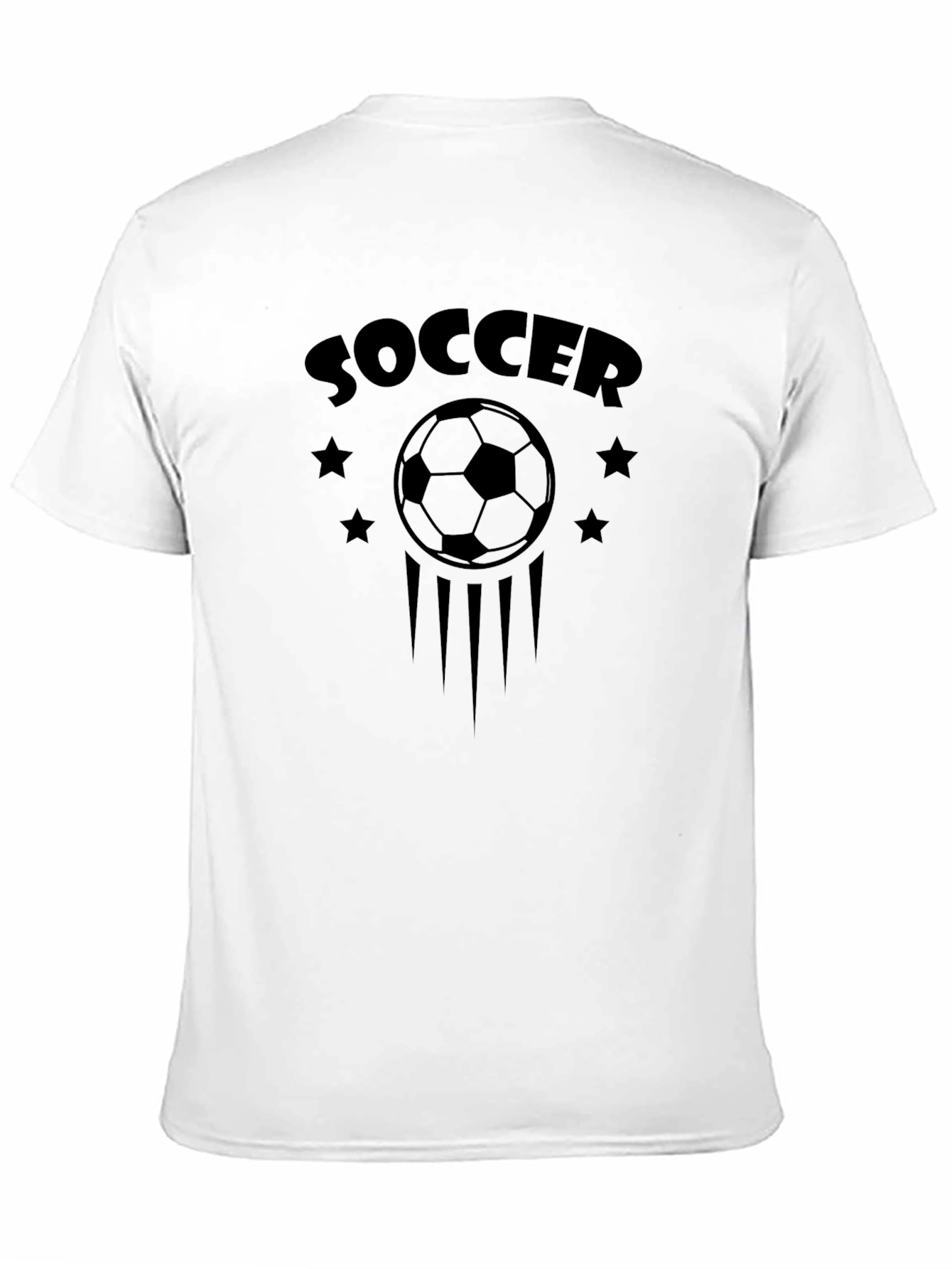 Soccer Graphic T-Shirt - Black