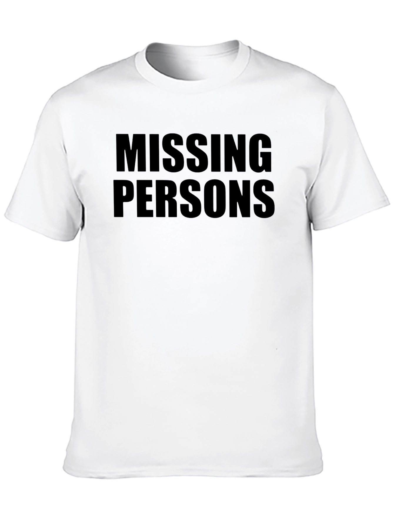 Missing Persons Graphic Tee - Black