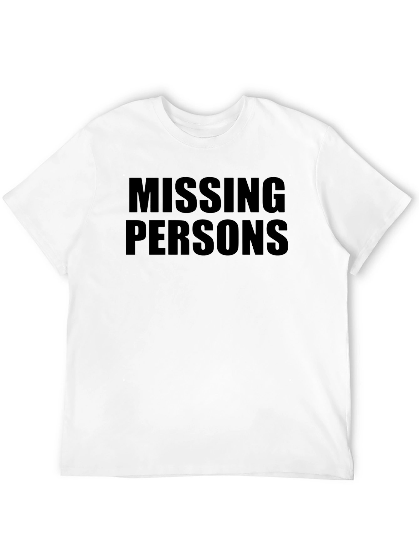 Missing Persons Graphic Tee - Black