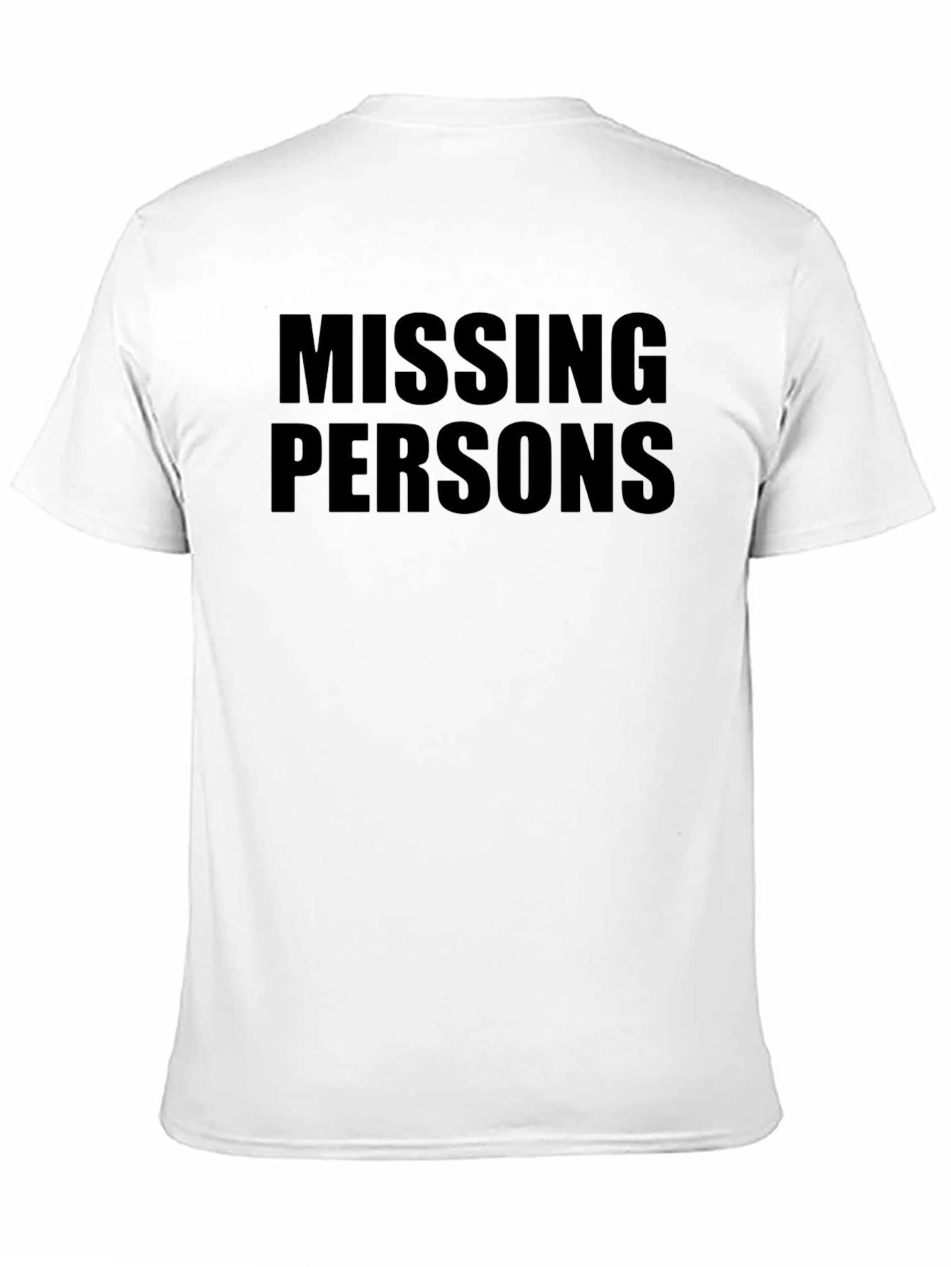 Missing Persons Graphic Tee - Black