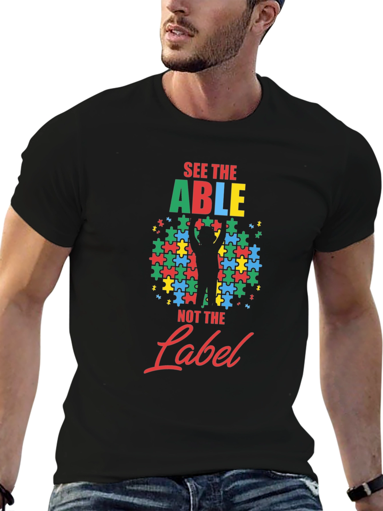 Autism Awareness See the Able Graphic Tee