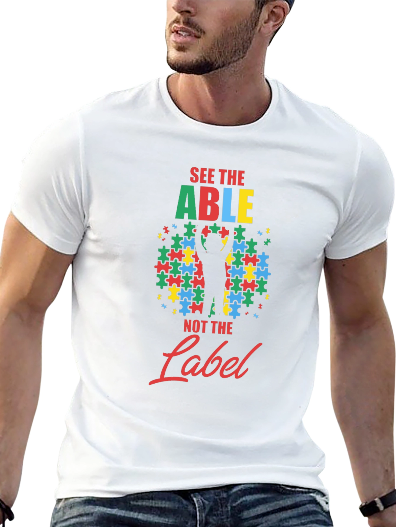 Autism Awareness See the Able Graphic Tee
