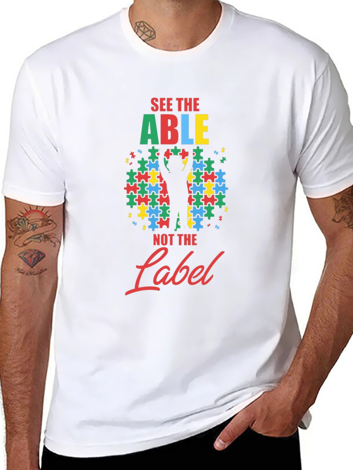 Autism Awareness See the Able Graphic Tee
