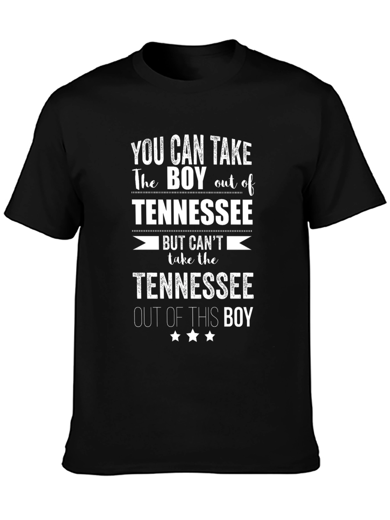 Tennessee Boy Graphic Tee - Black