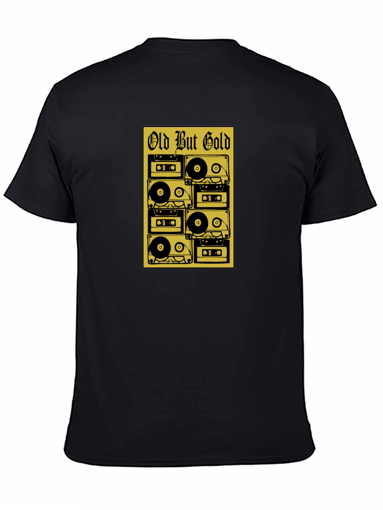 Retro Cassette Tape T-Shirt - Old But Gold