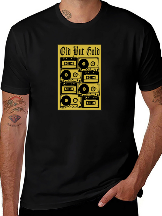 Retro Cassette Tape T-Shirt - Old But Gold