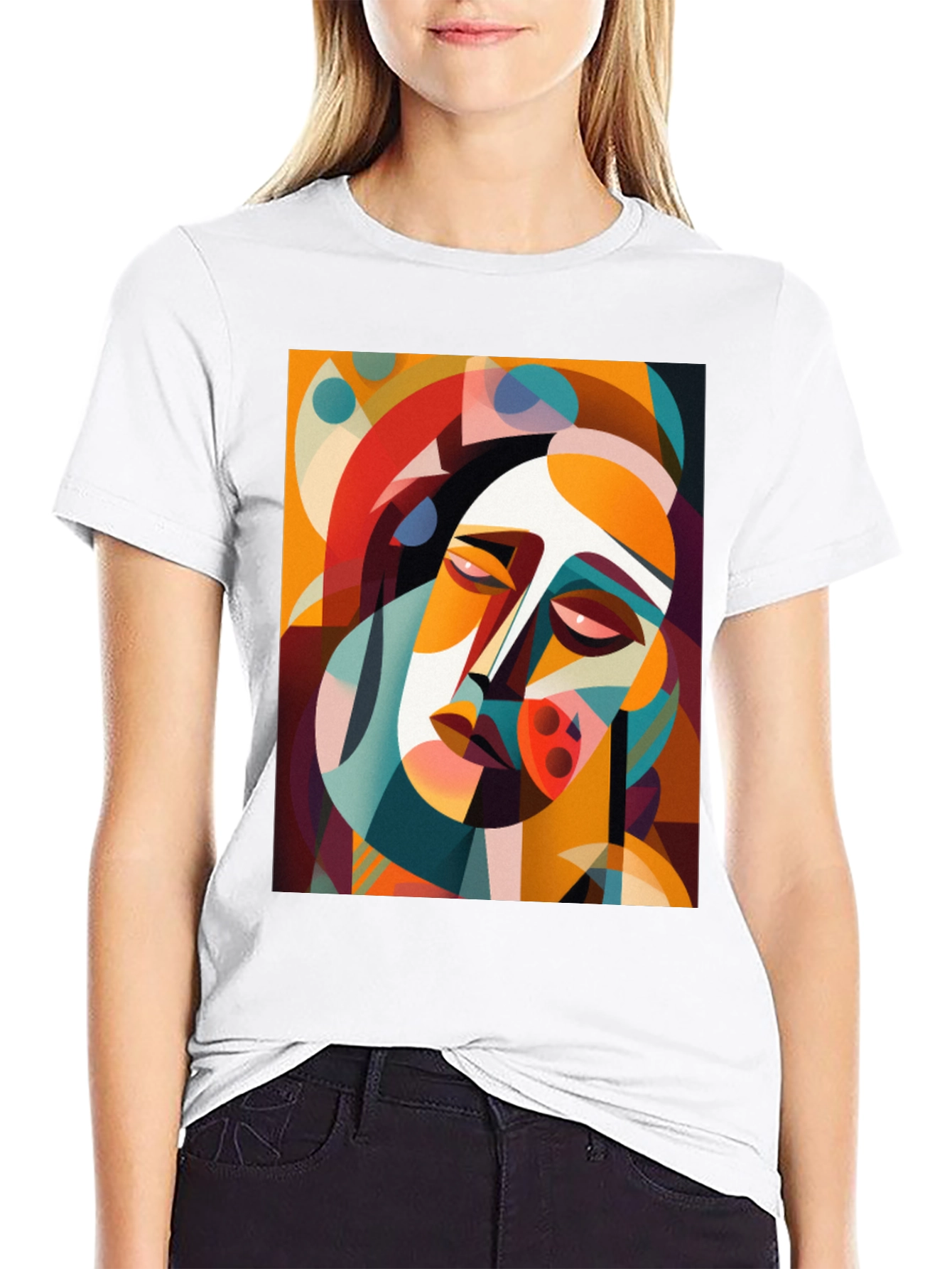 Abstract Art Graphic Tee - Unique Design