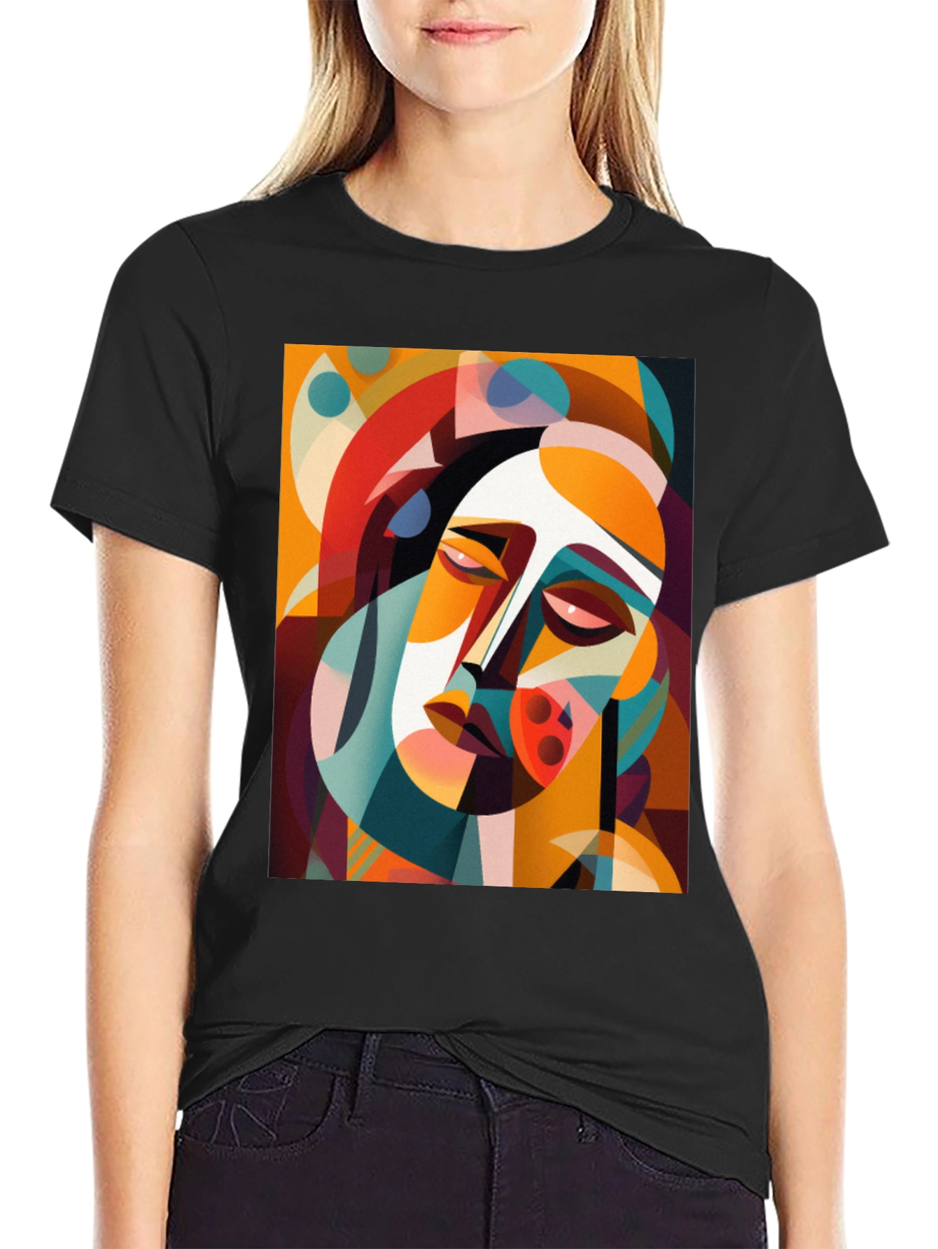 Abstract Art Graphic Tee - Unique Design