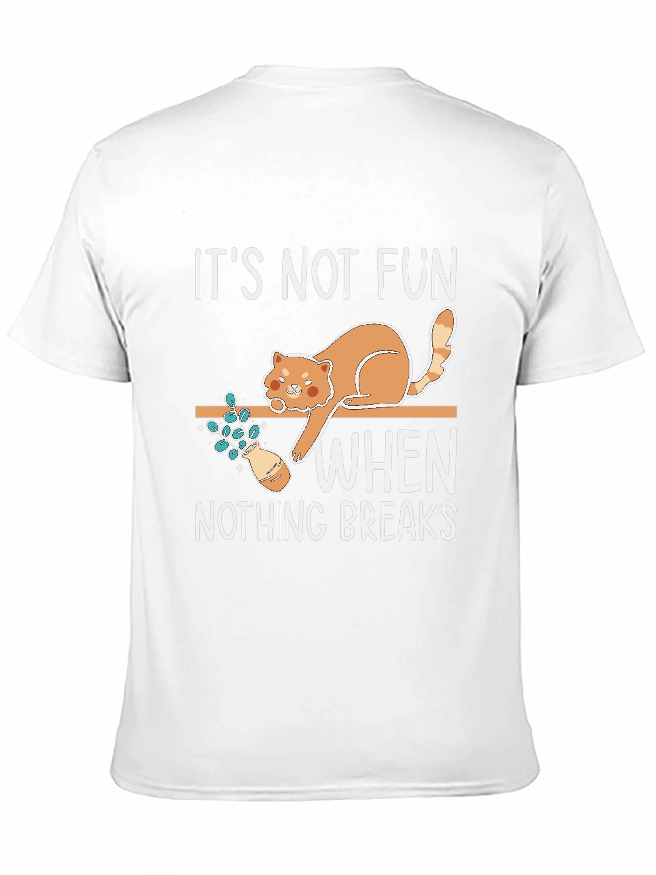 Funny Cat Graphic T-Shirt