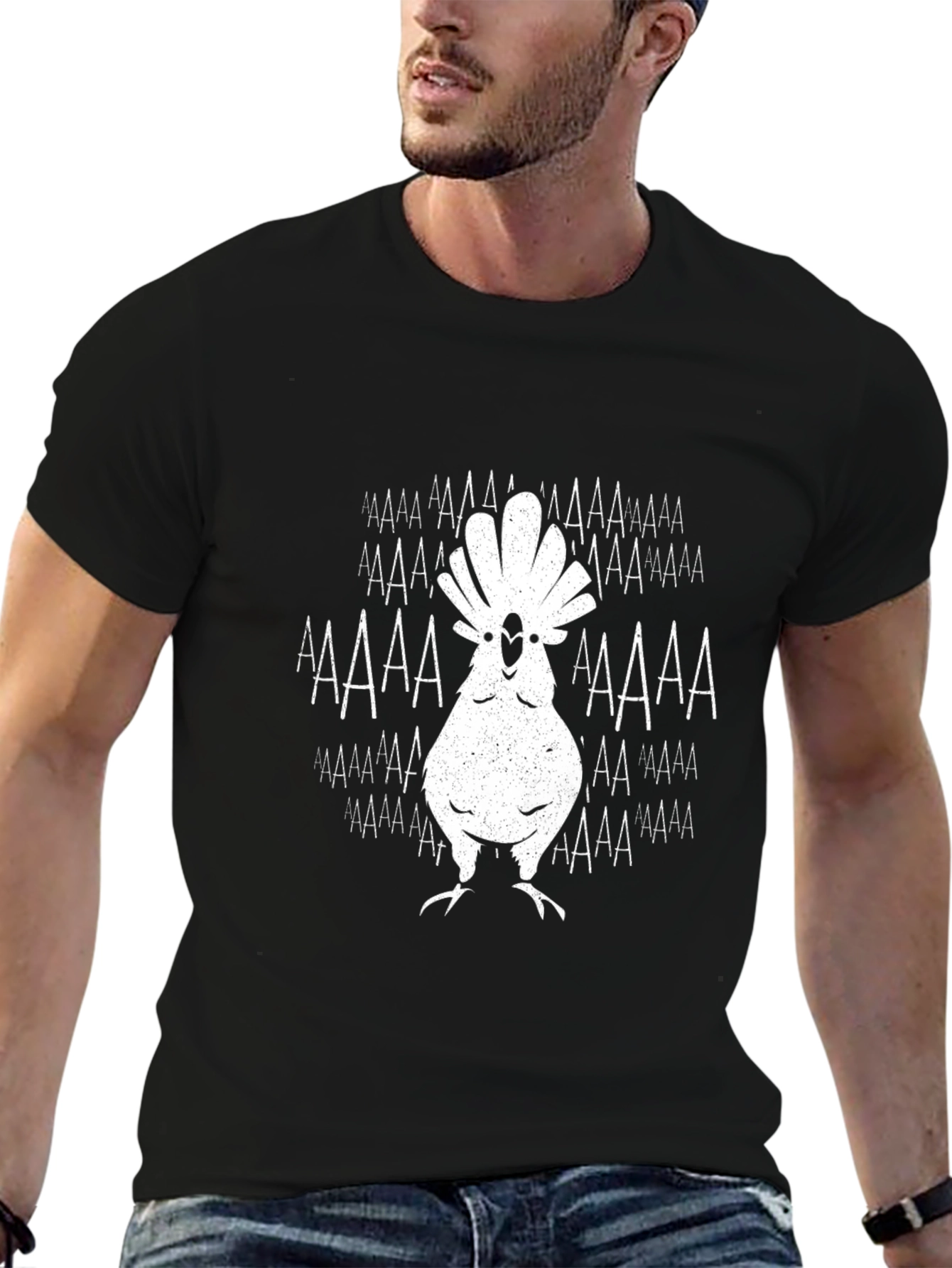 AAAA Cockatoo T-Shirt - Screaming Bird Tee