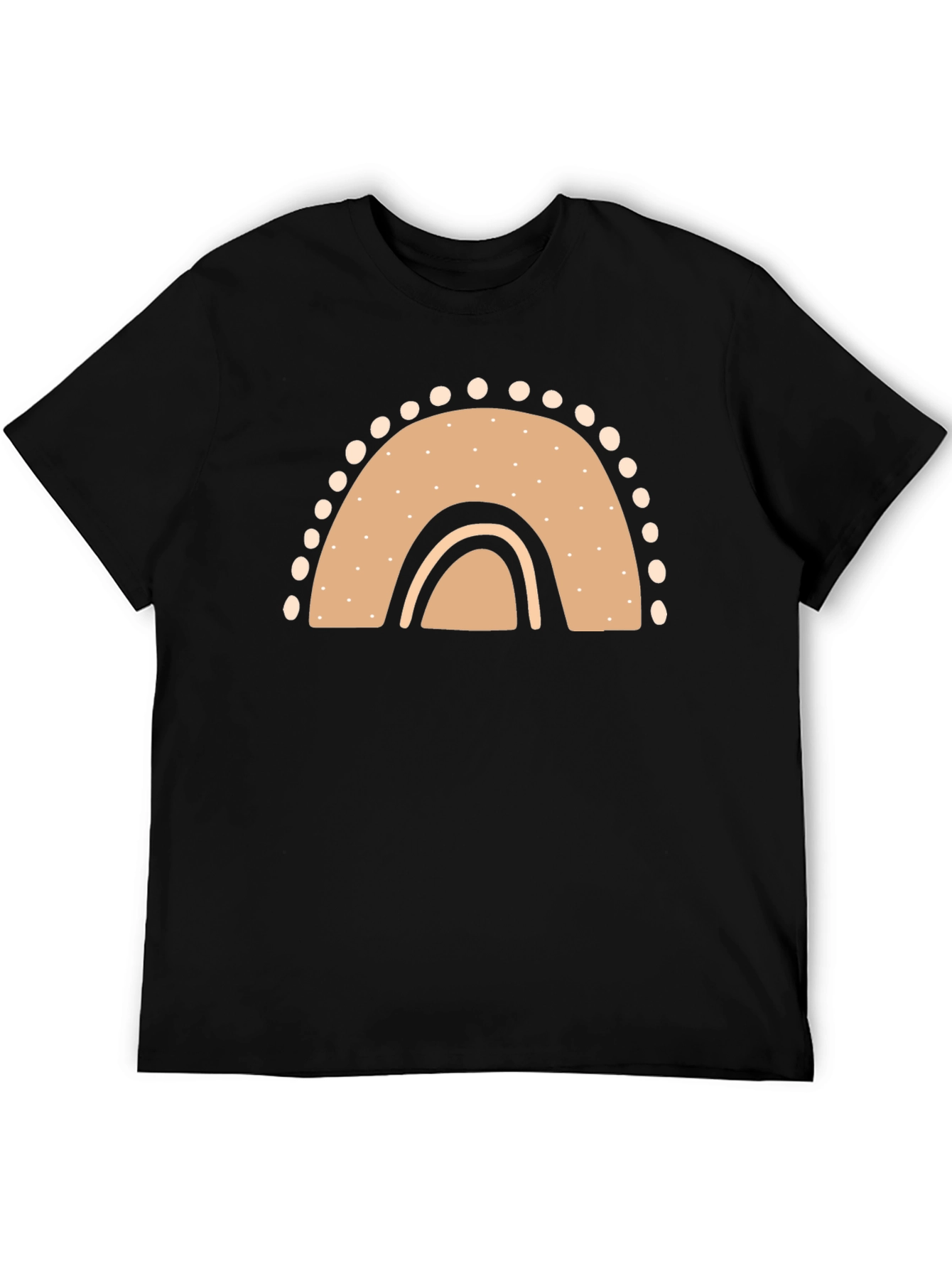 Boho Rainbow Graphic Tee - Casual Comfort