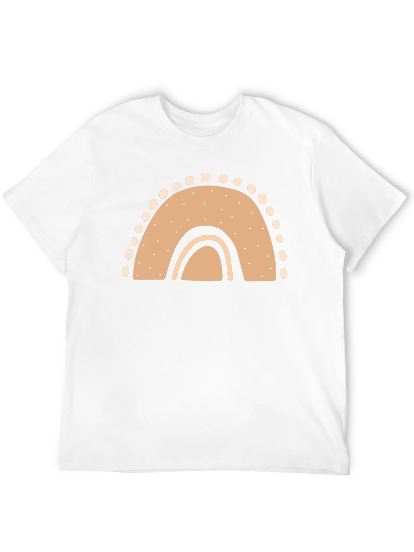 Boho Rainbow Graphic Tee - Casual Comfort