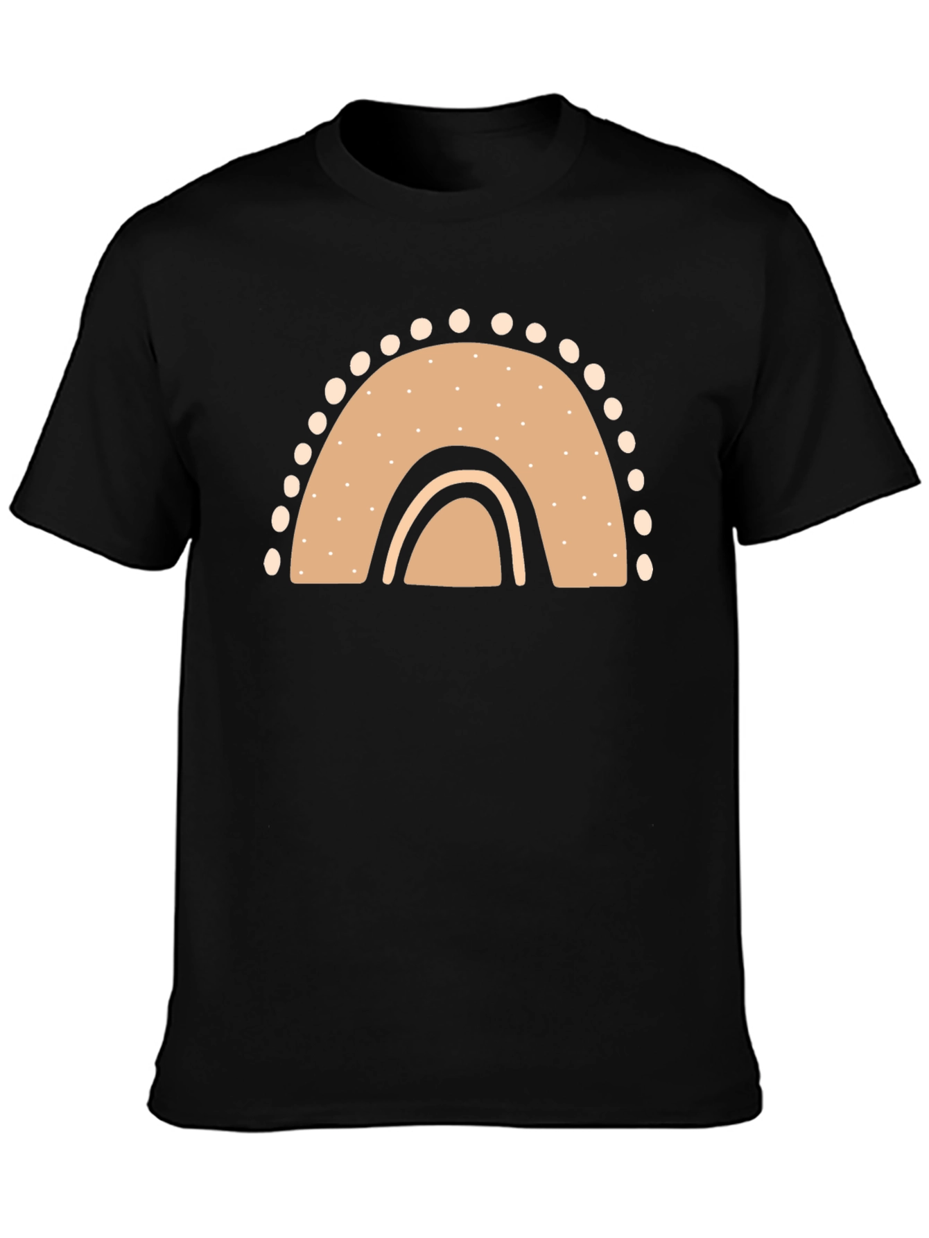 Boho Rainbow Graphic Tee - Casual Comfort