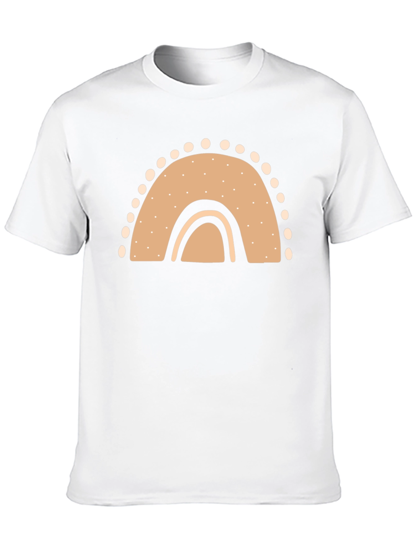 Boho Rainbow Graphic Tee - Casual Comfort