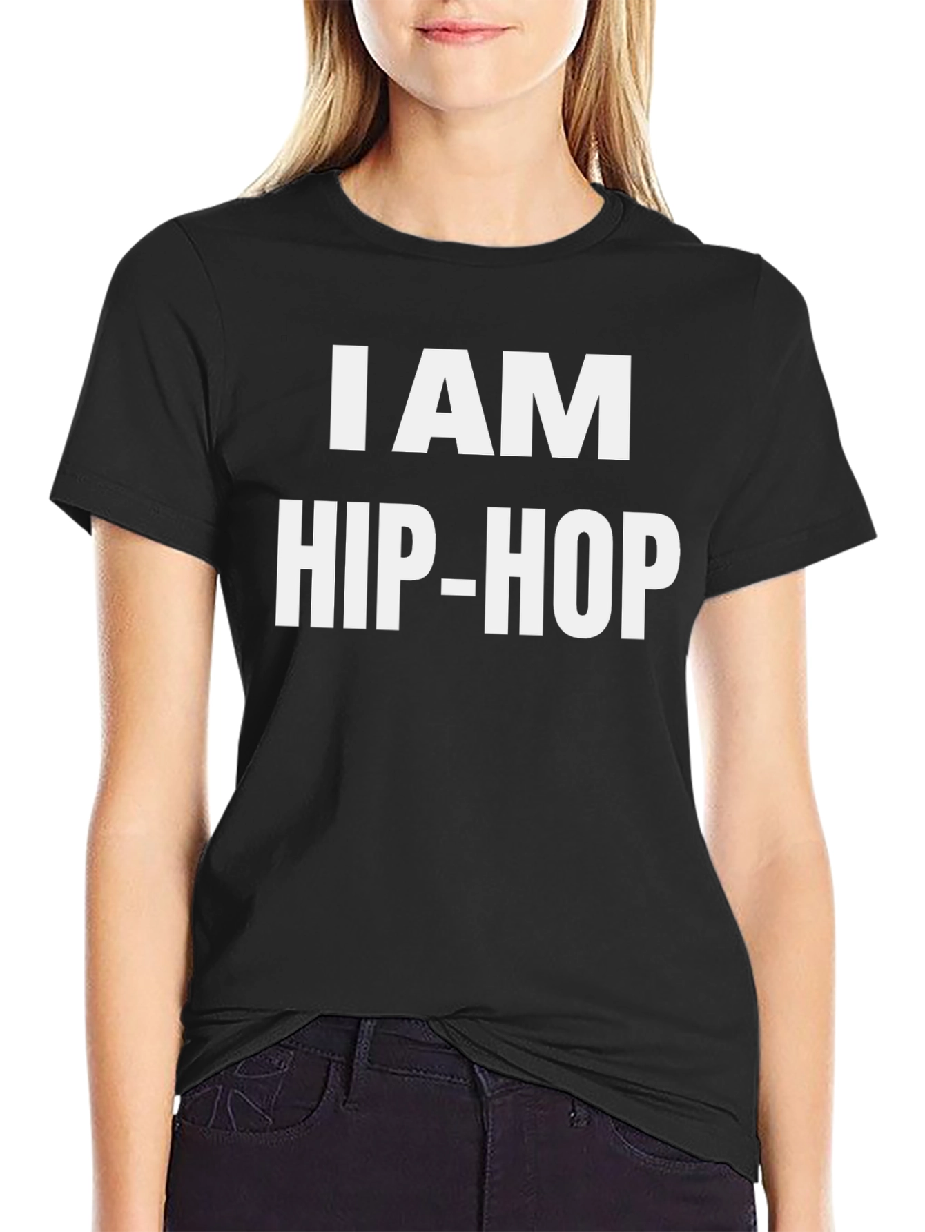 I AM HIP-HOP Graphic Tee - Bold Statement Shirt
