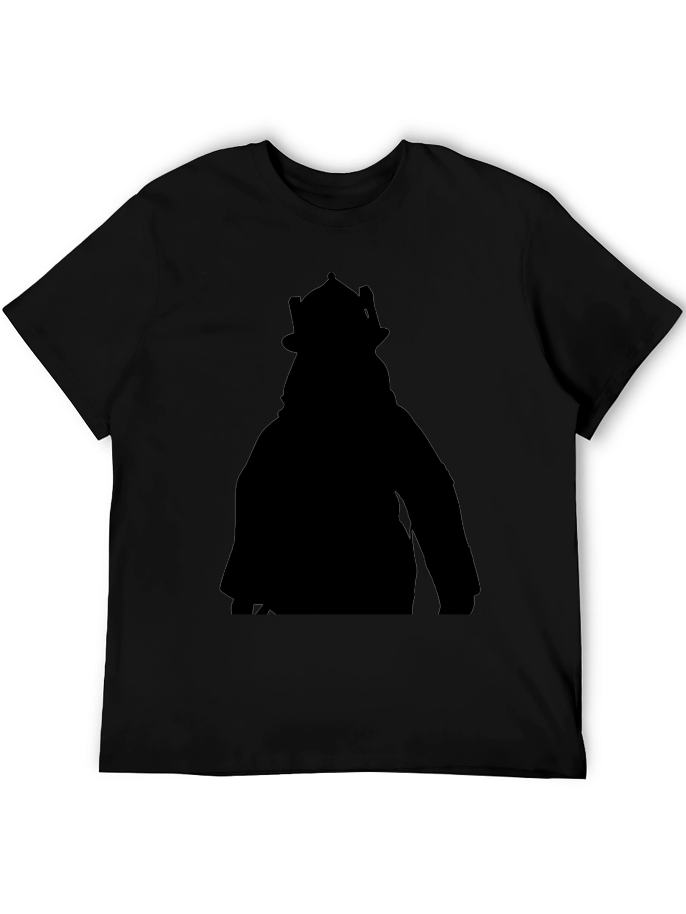 Black Silhouette Tee - Unique Graphic Print