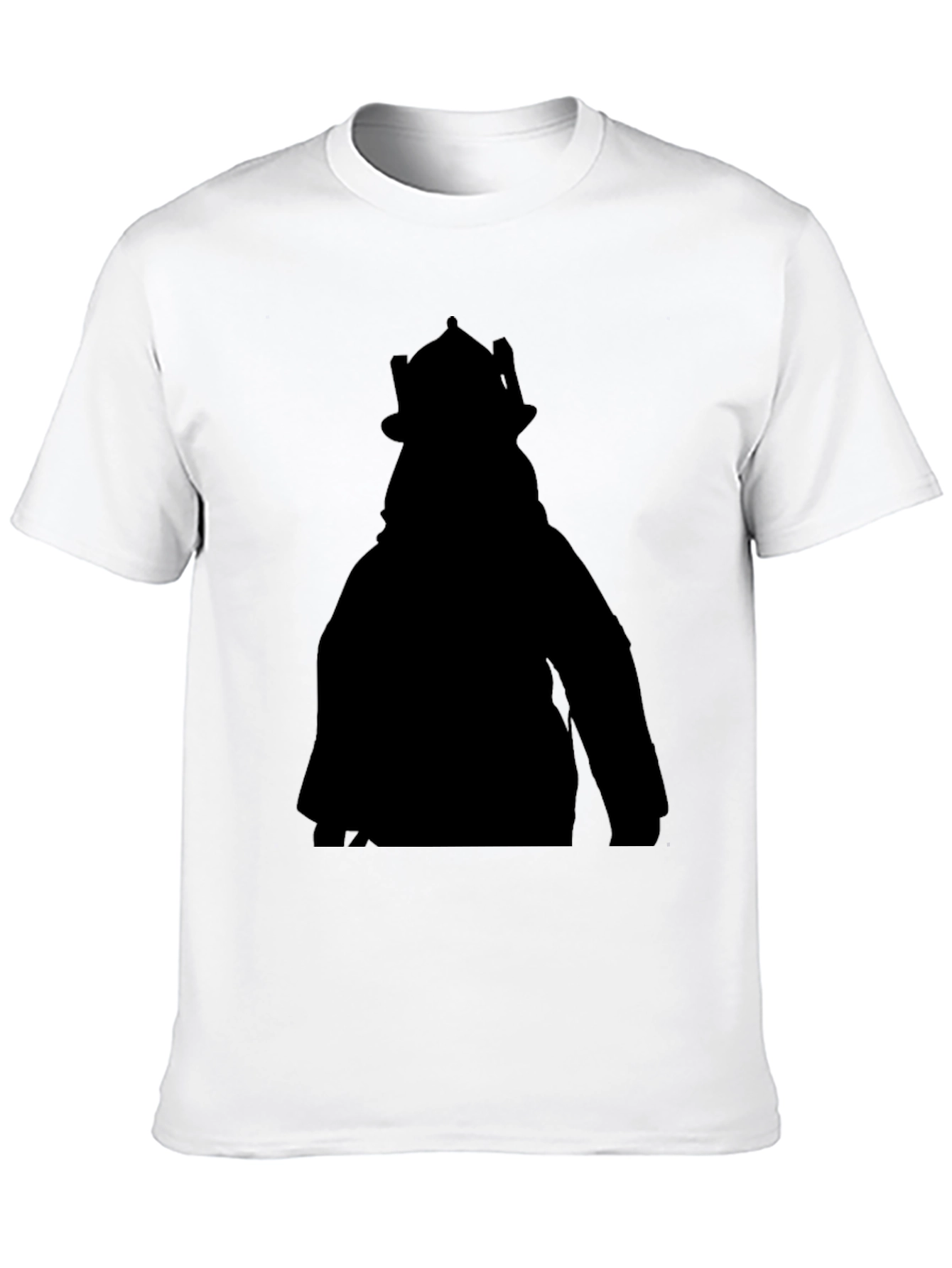 Black Silhouette Tee - Unique Graphic Print